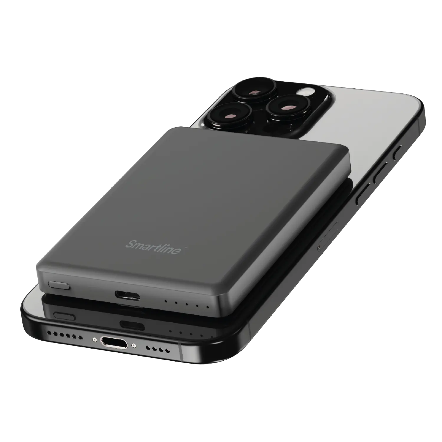Magnetisk Trådløs Powerbank 5000mAh, Sort