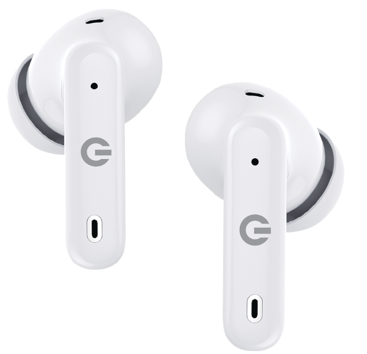 Trådløse In-ear Hovedtelefoner, Hvid