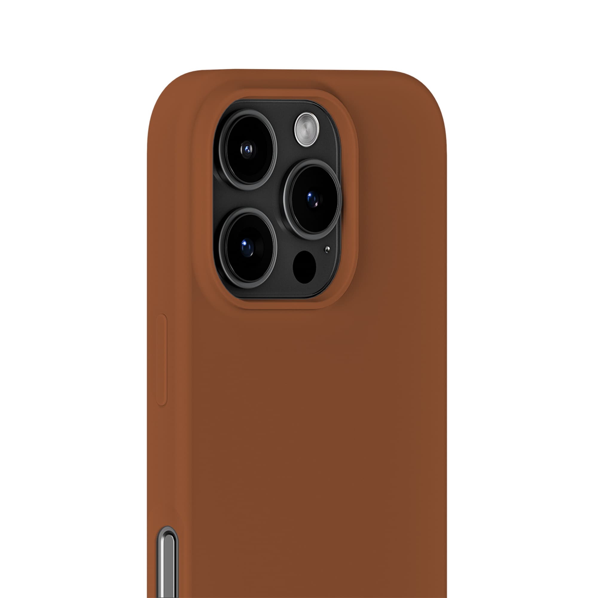 iPhone 16 Pro Silicone Cover, Almond Brown