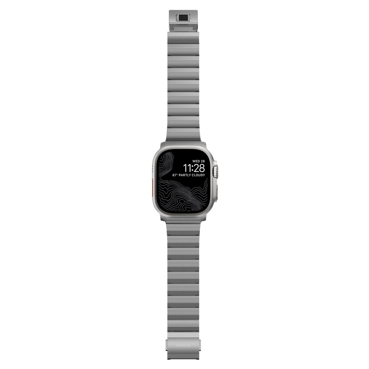 Apple Watch Ultra 49mm 2nd Gen Titanium armbånd, Sølv