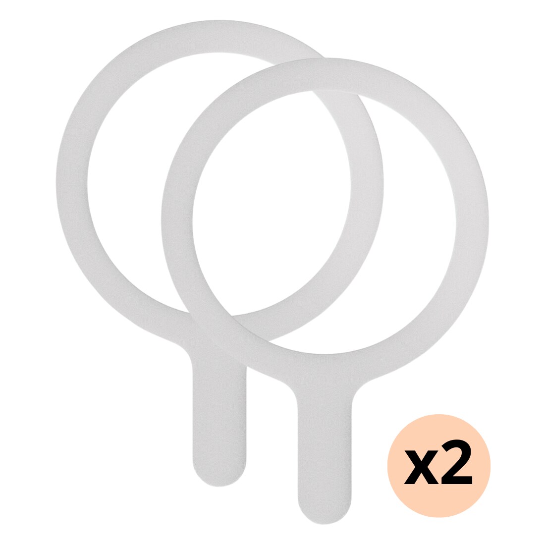 MagSafe-kompatibel ring (2-pak), Hvid