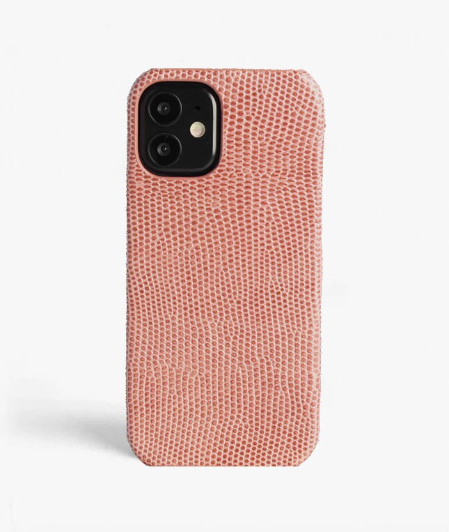 iPhone 12 Mini Cover Lizard Lyserød