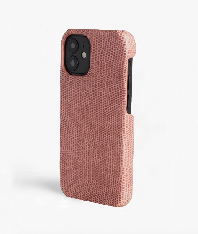 iPhone 12 Mini Cover Lizard Lyserød