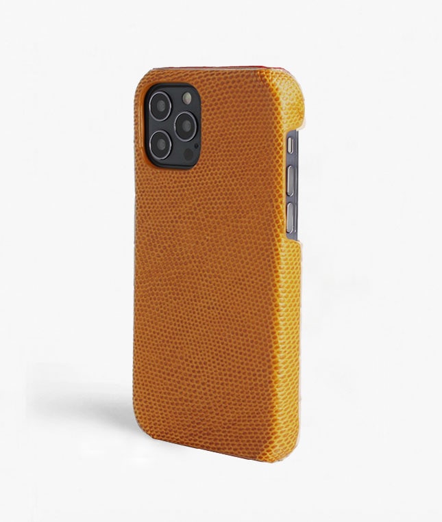 iPhone 12/iPhone 12 Pro Cover Lizard Gul