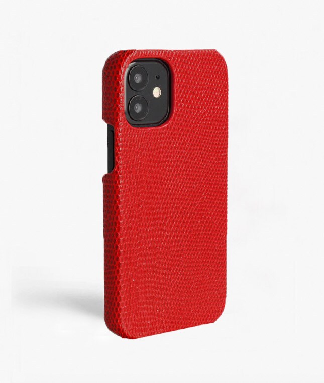 iPhone 12 Mini Cover Lizard Rød