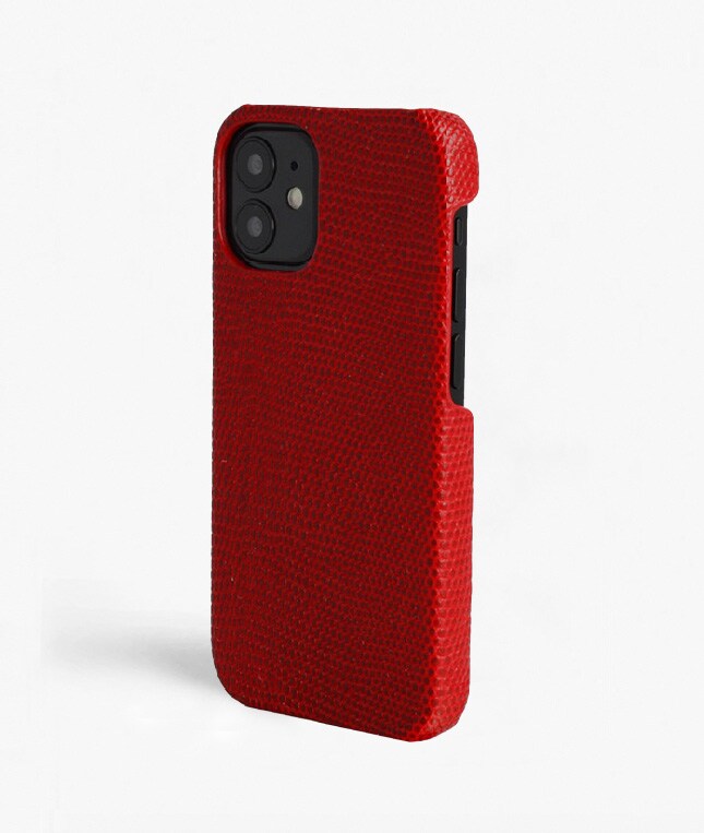 iPhone 12 Mini Cover Lizard Rød