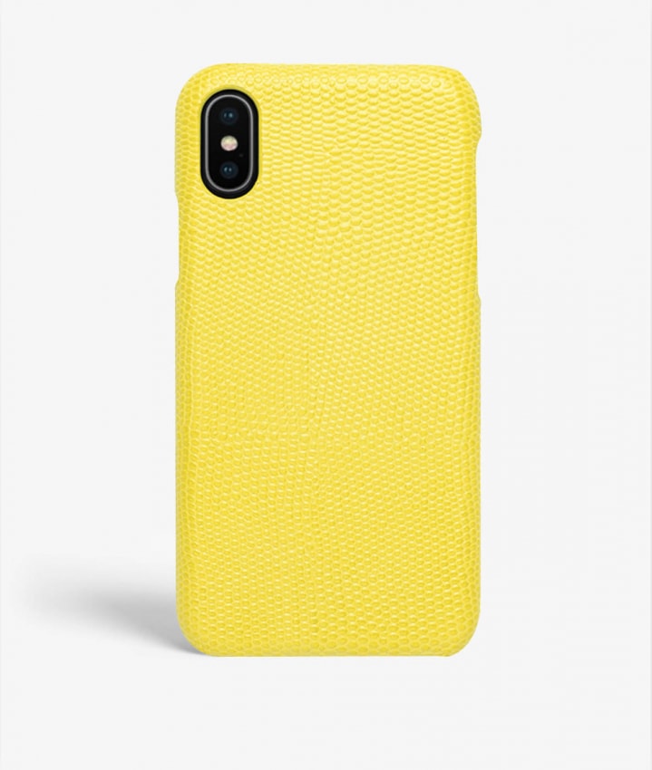 iPhone X/XS Cover Lizard Gul
