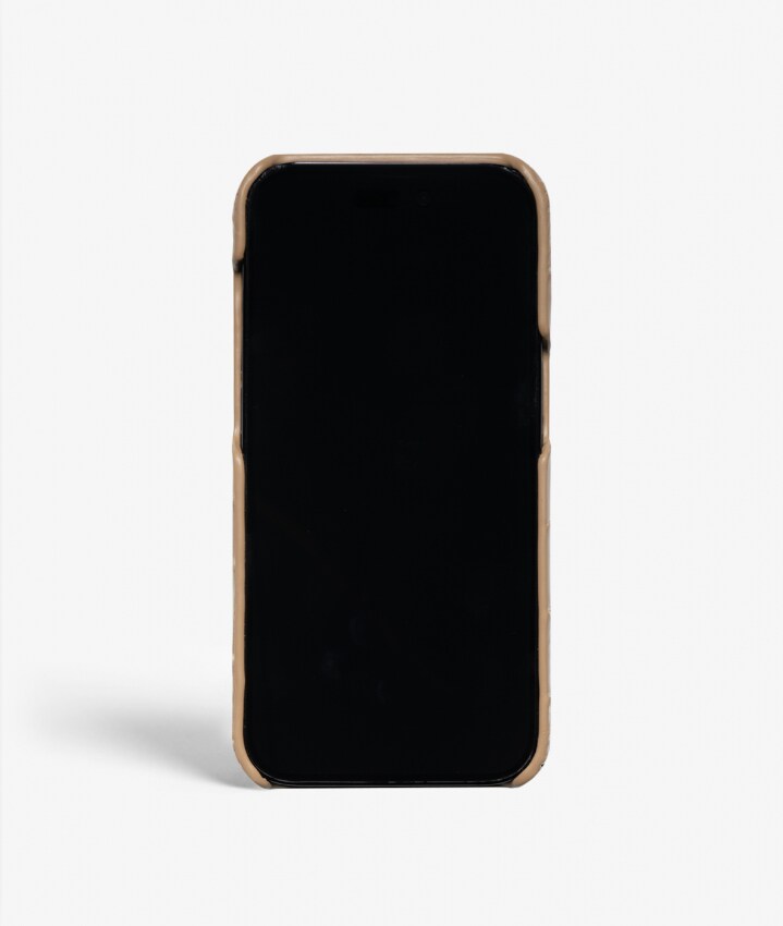 iPhone 12 Mini Cover Croco Sand