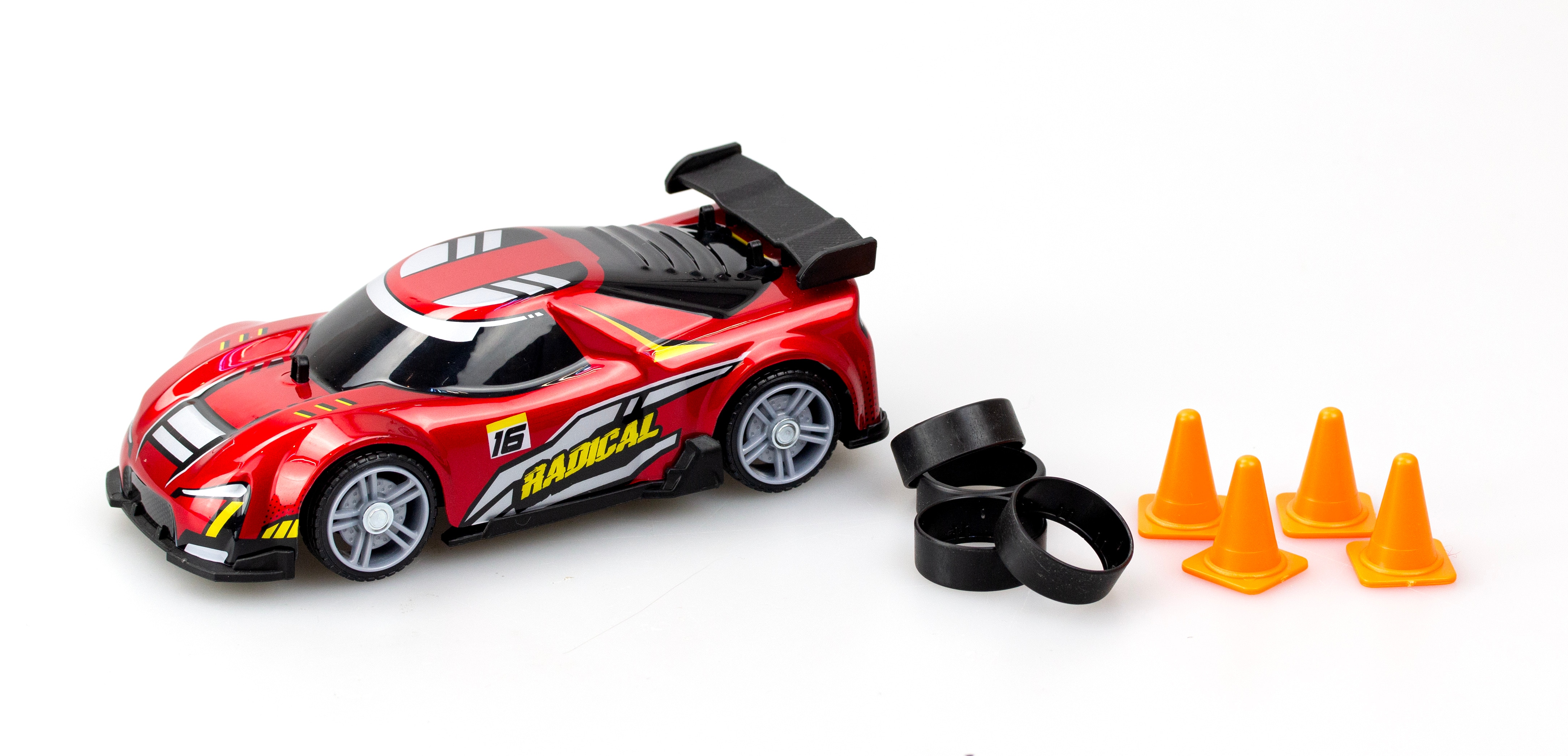 Fjernstyret bil Build 2 Drive - Radical Racer, Rød