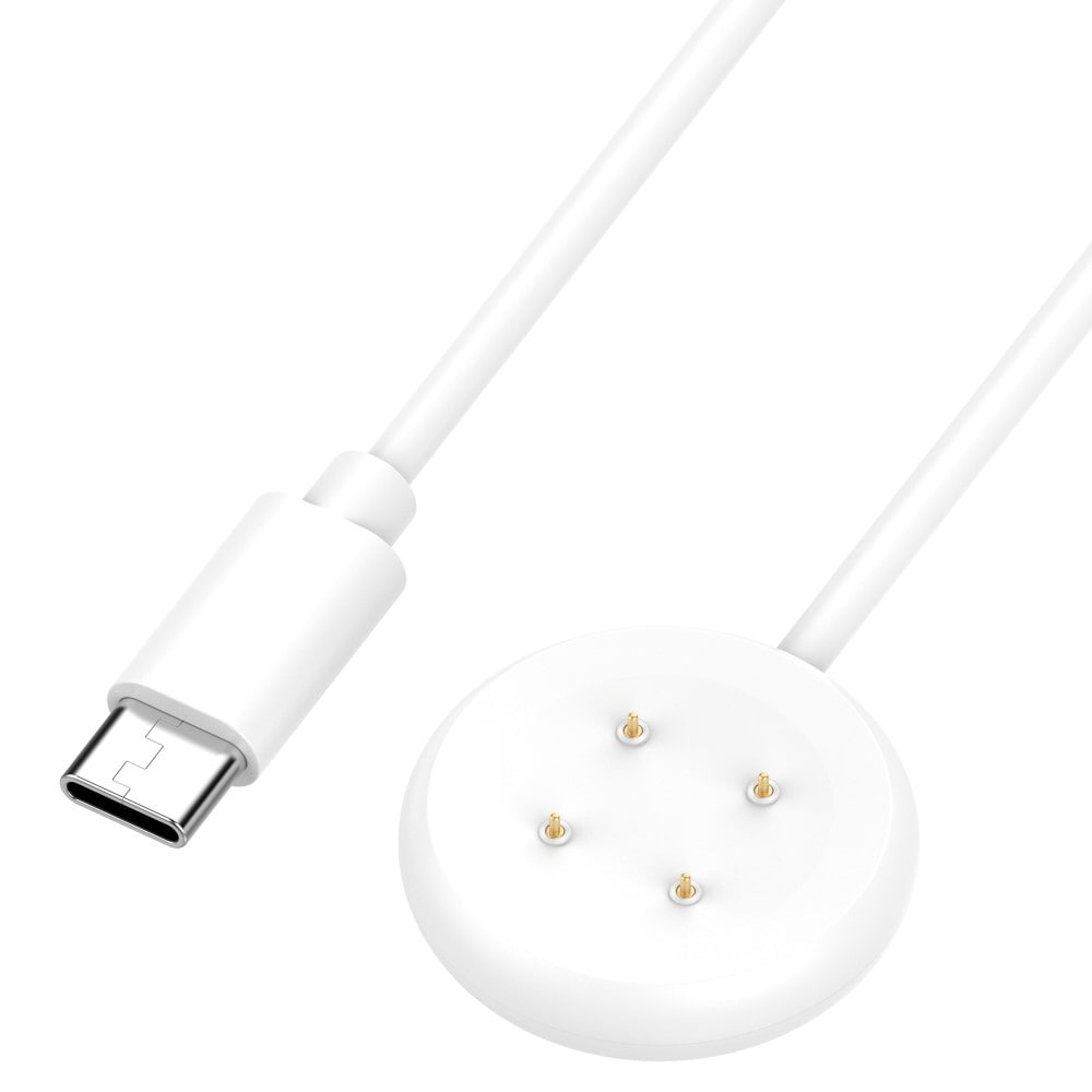 Google Galaxy Watch 3 45mm Oplader - kabel og vægoplader 20W, Hvid