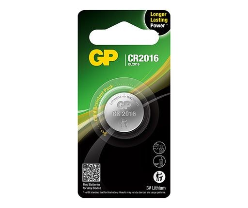 Lithium Knapcellebatteri CR2016