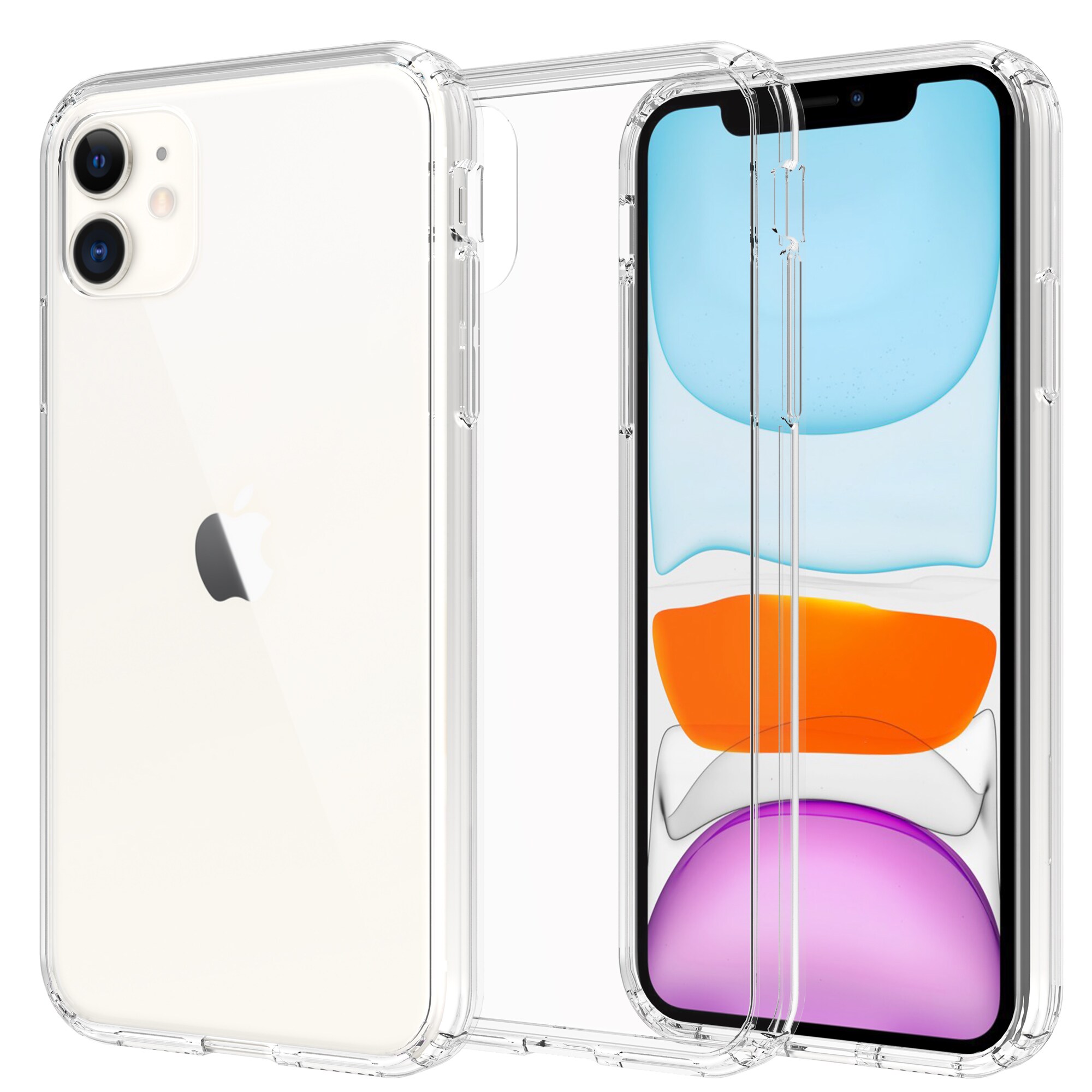 iPhone 11 Crystal Hybrid-cover, Gennemsigtig