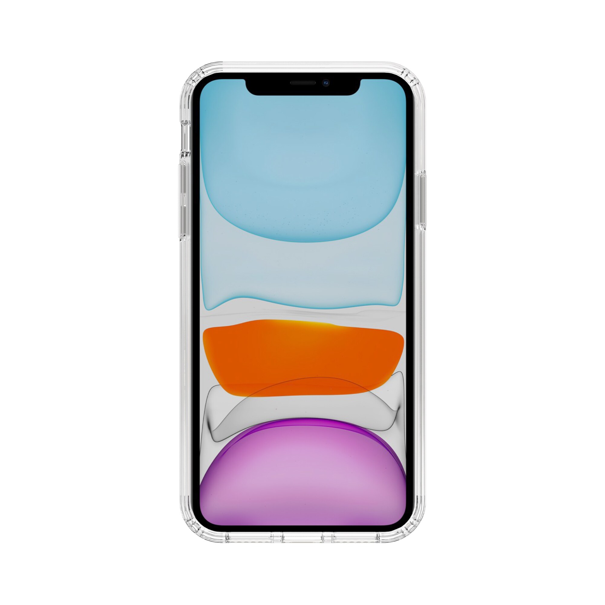 iPhone 11 Crystal Hybrid-cover, Gennemsigtig
