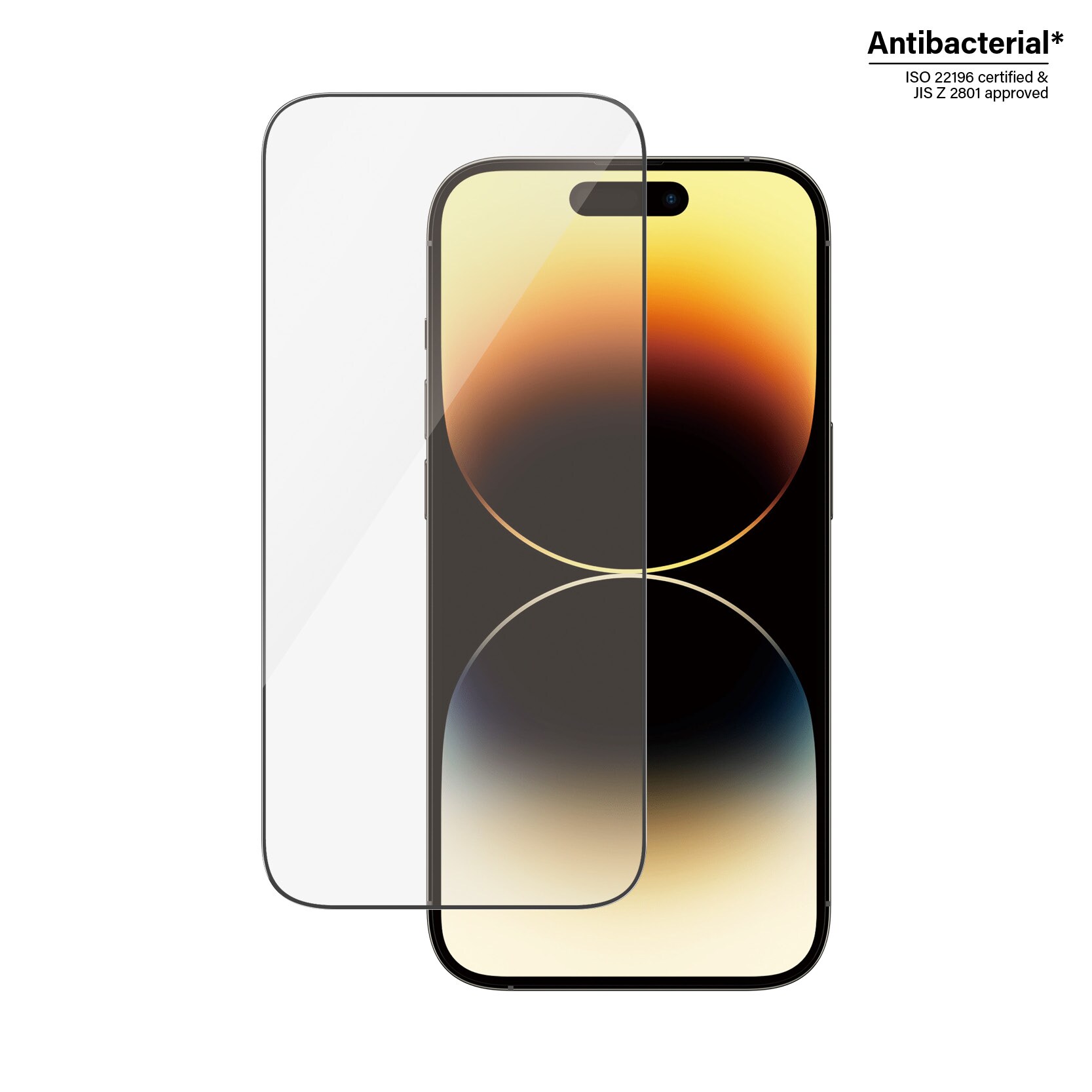 iPhone 14 Pro Skærmbeskytter med monteringsramme - Ultra Wide Fit