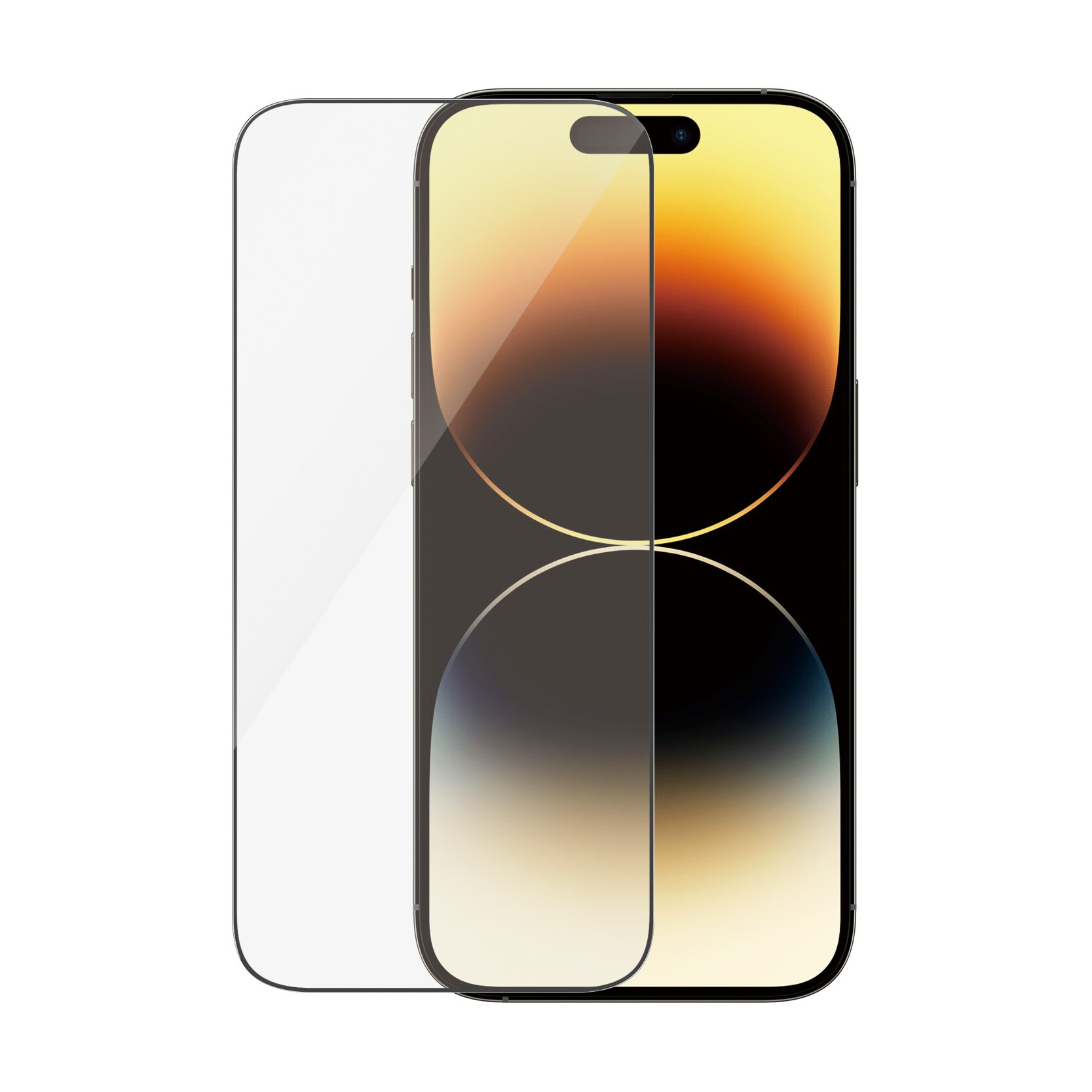 iPhone 14 Pro Skærmbeskytter med monteringsramme - Ultra Wide Fit