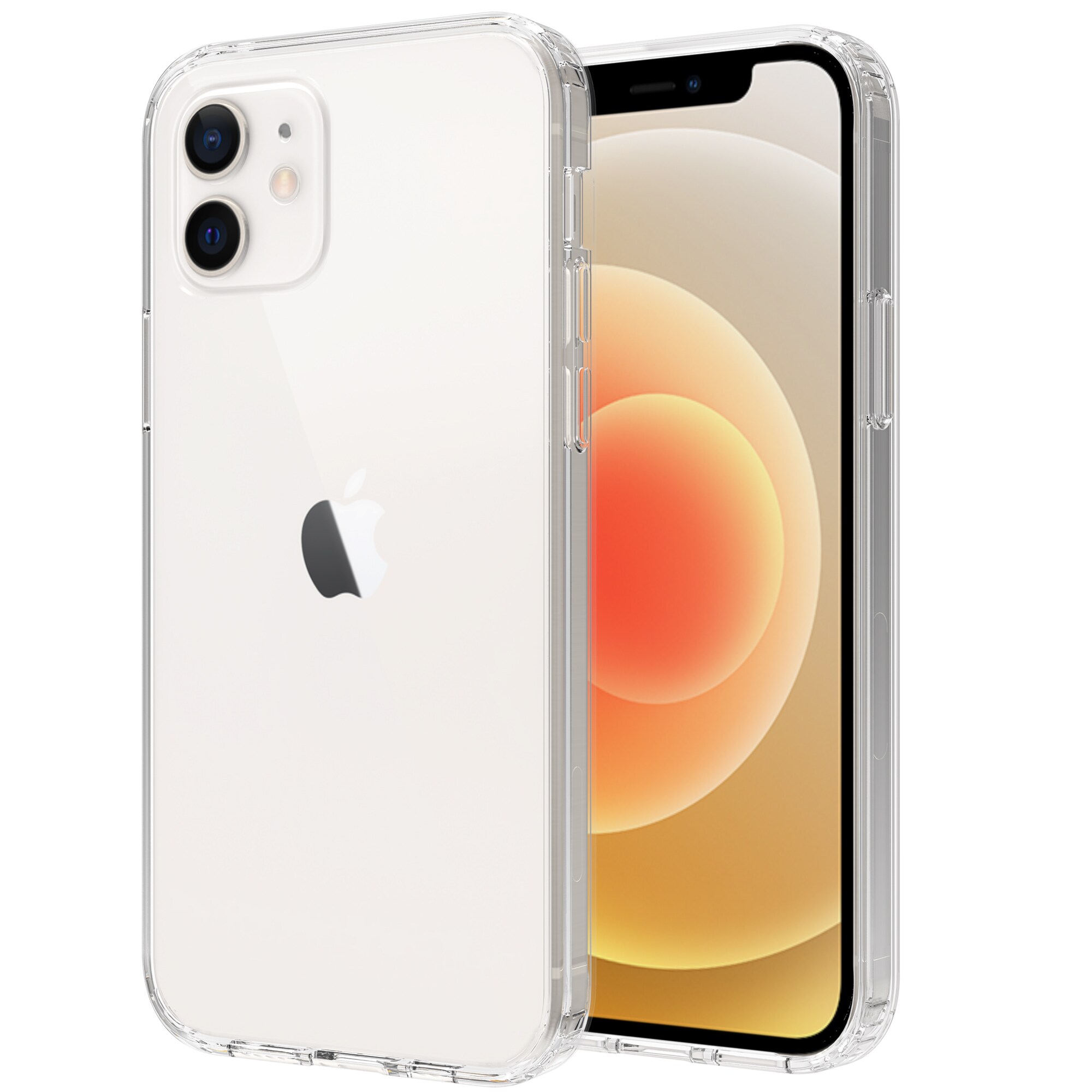 iPhone 12/iPhone 12 Pro Crystal Hybrid-cover, Gennemsigtig