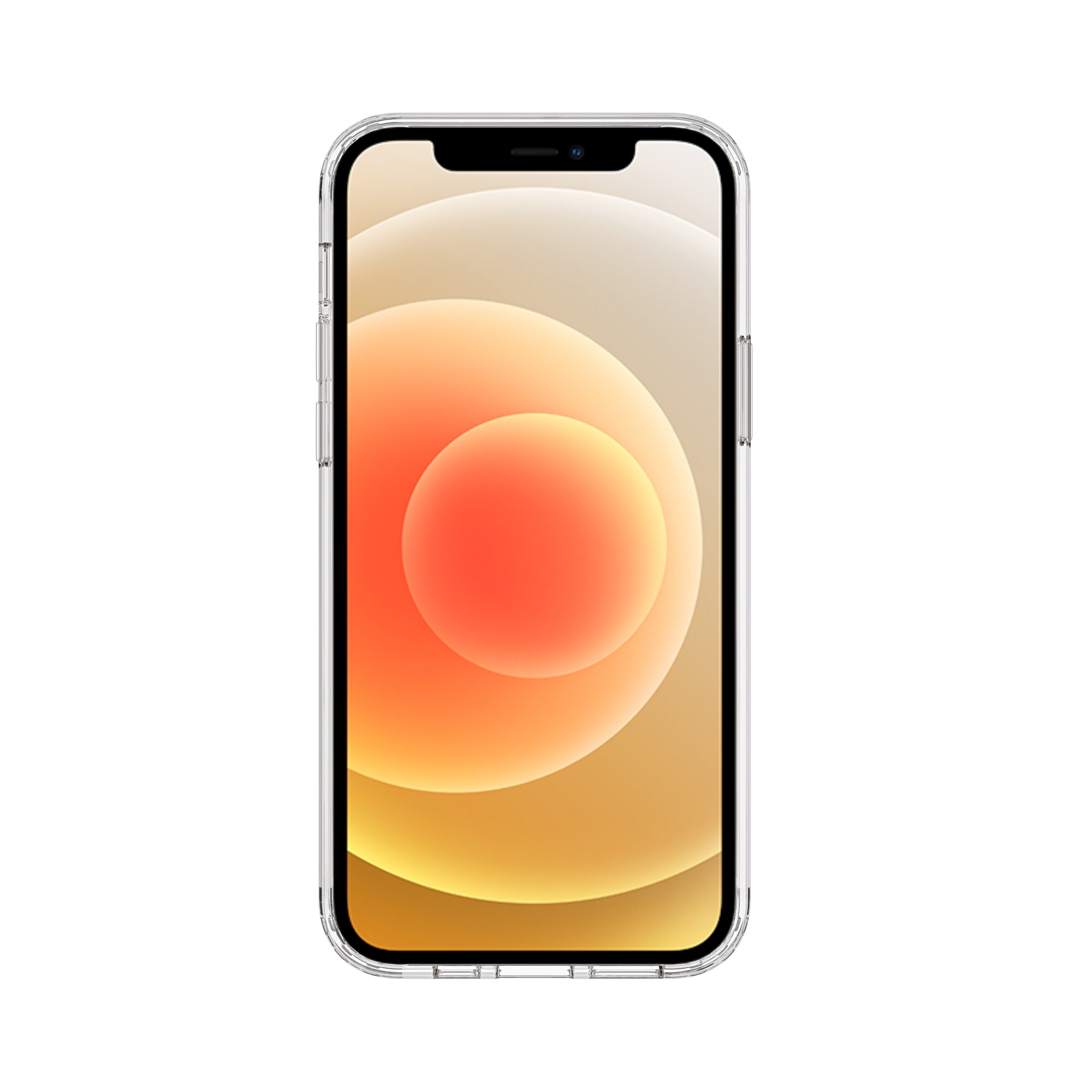 iPhone 12/iPhone 12 Pro Crystal Hybrid-cover, Gennemsigtig