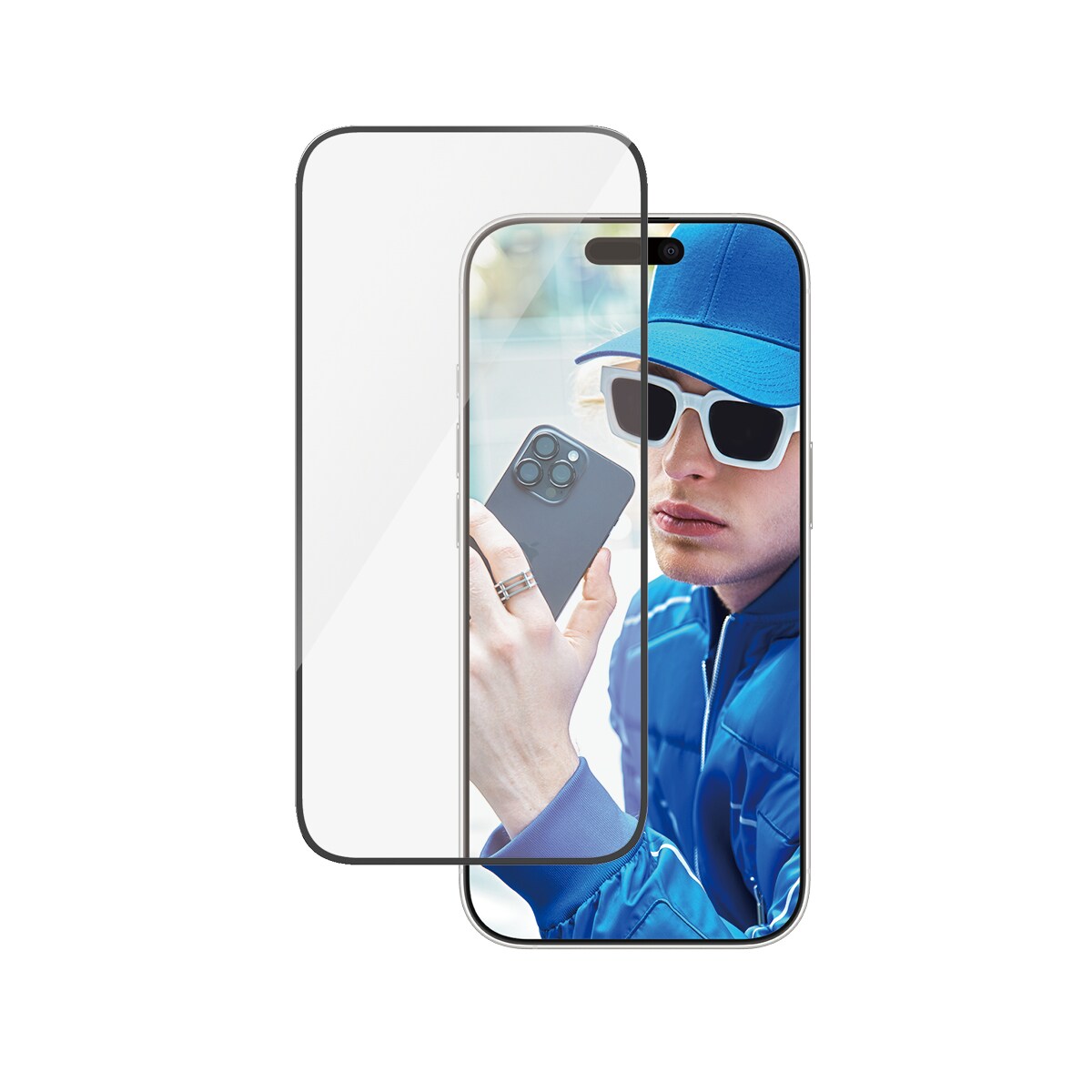 iPhone 16 Pro Skærmbeskytter med monteringsramme - Ultra Wide Fit