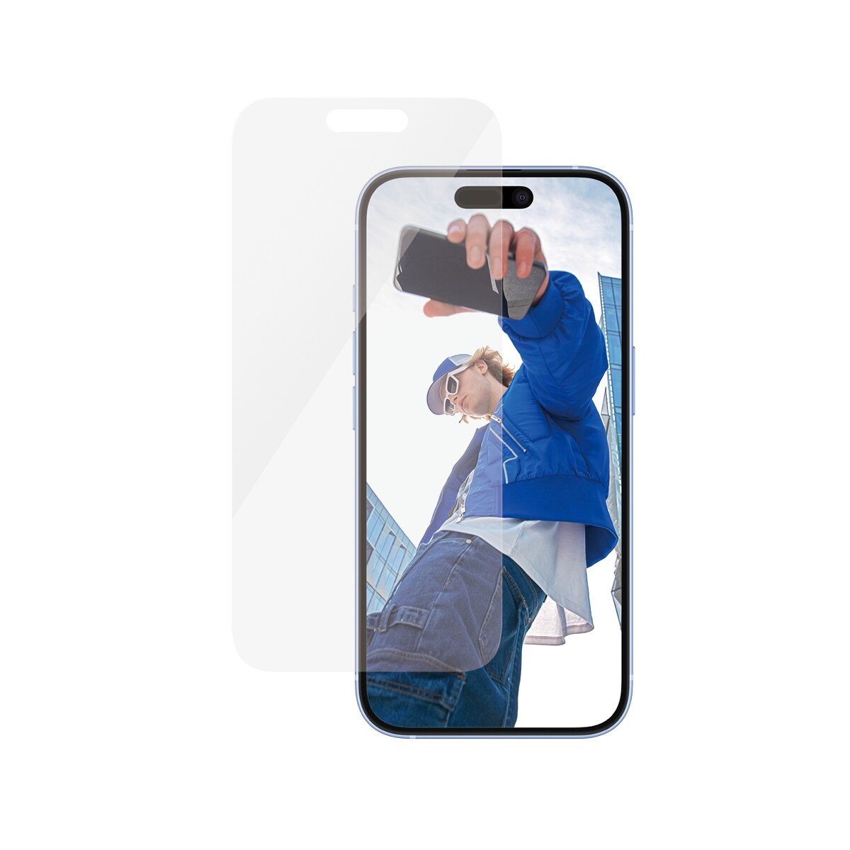 iPhone 16 Skærmbeskytter med installationsramme - Classic Fit