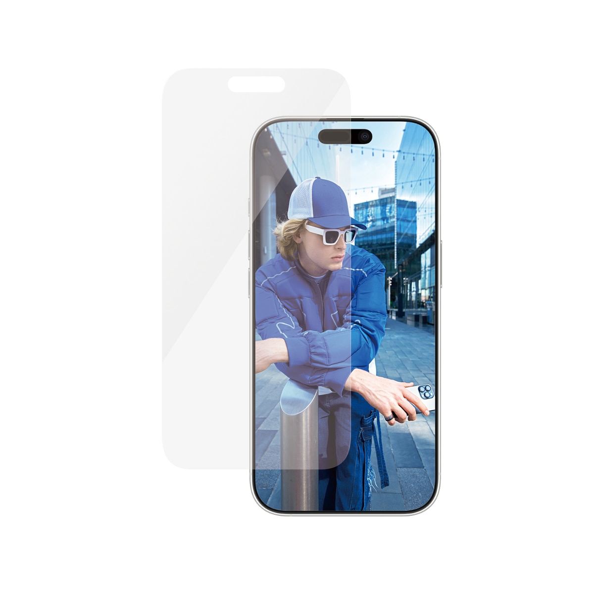 iPhone 16 Pro Skærmbeskytter med installationsramme - Classic Fit