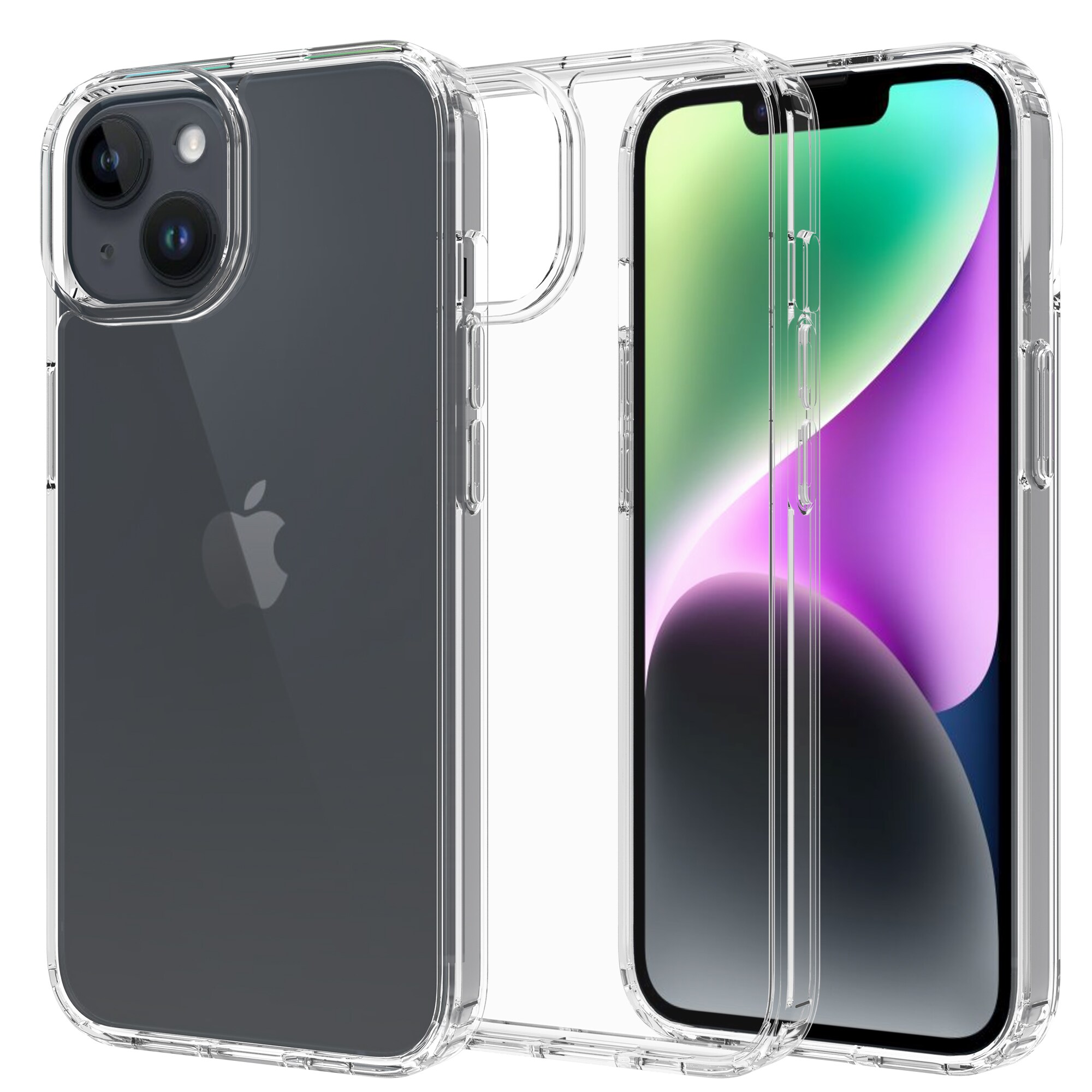 iPhone 13 Mini Crystal Hybrid-cover, Gennemsigtig