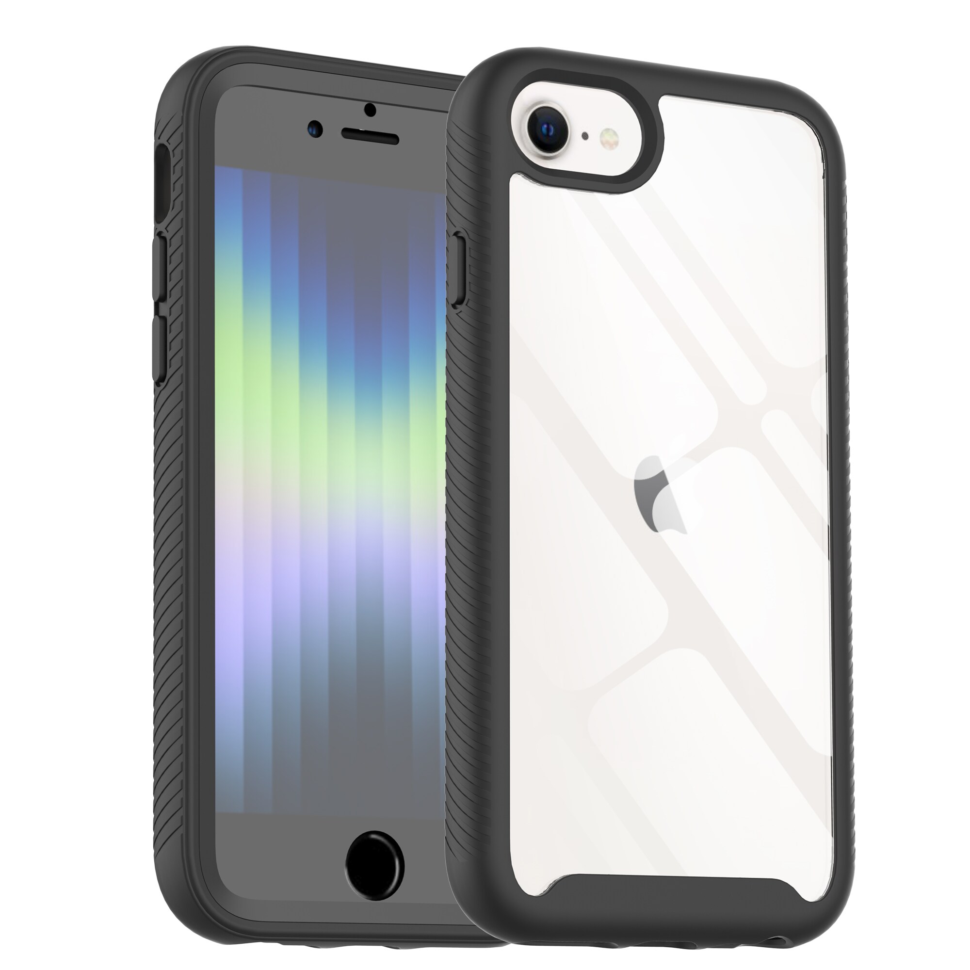 iPhone SE 2022 Mobilcover Full Protection, Sort