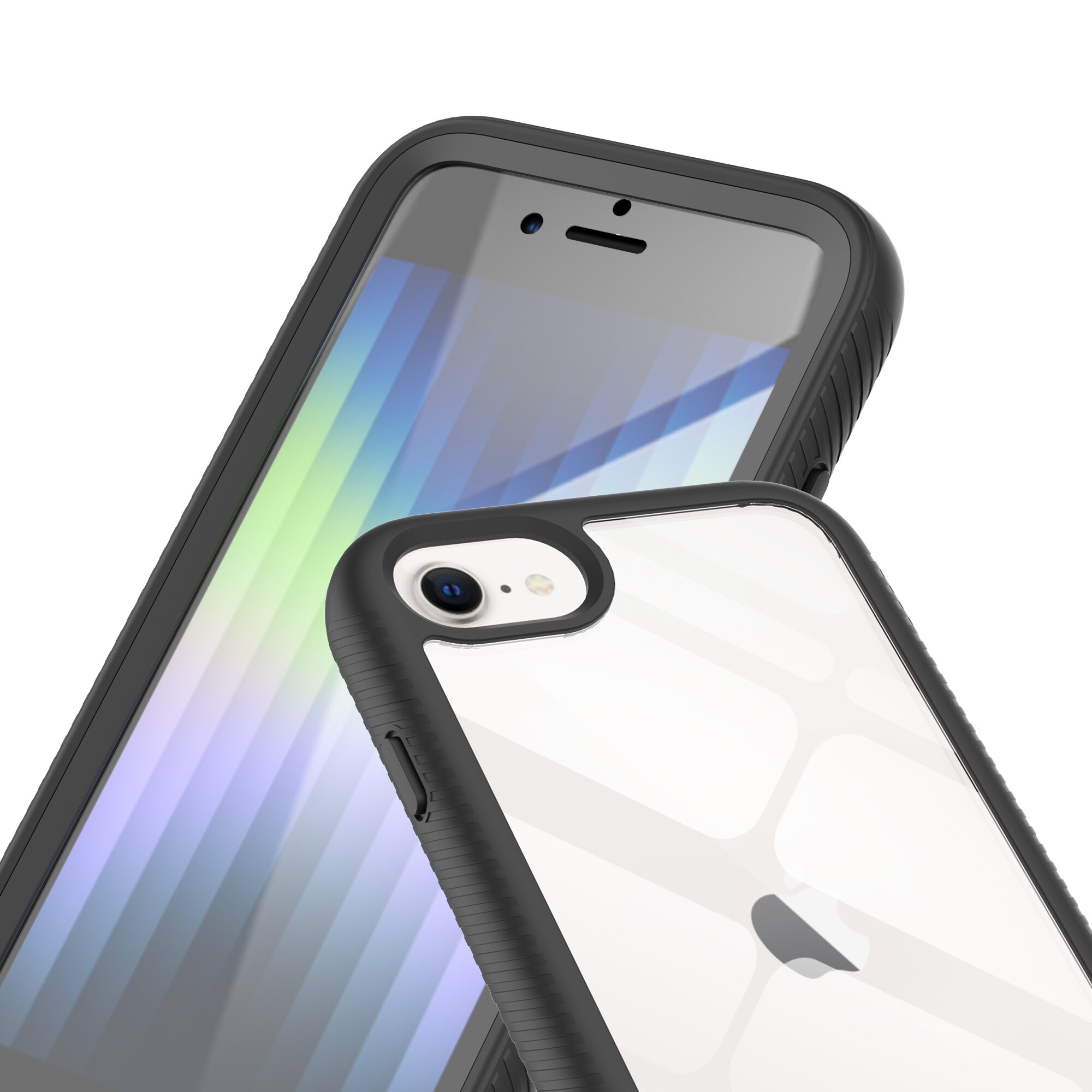iPhone SE 2022 Mobilcover Full Protection, Sort
