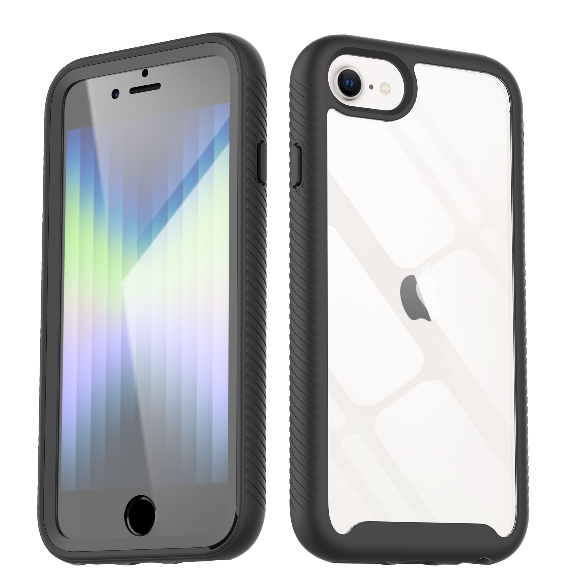 iPhone SE 2022 Mobilcover Full Protection, Sort