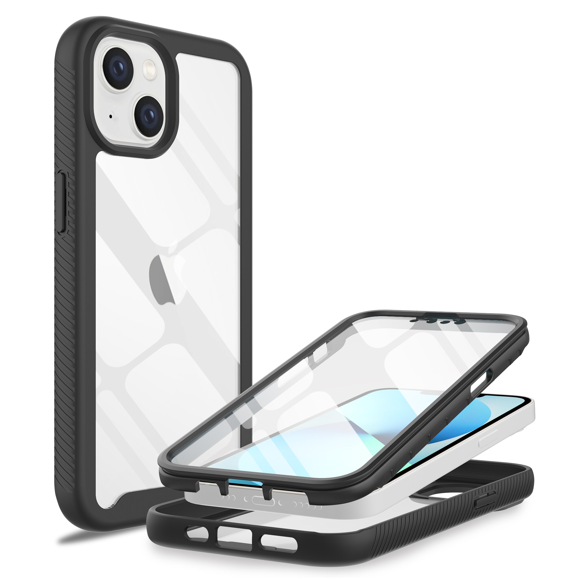 iPhone 13 Mini Mobilcover Full Protection, Sort