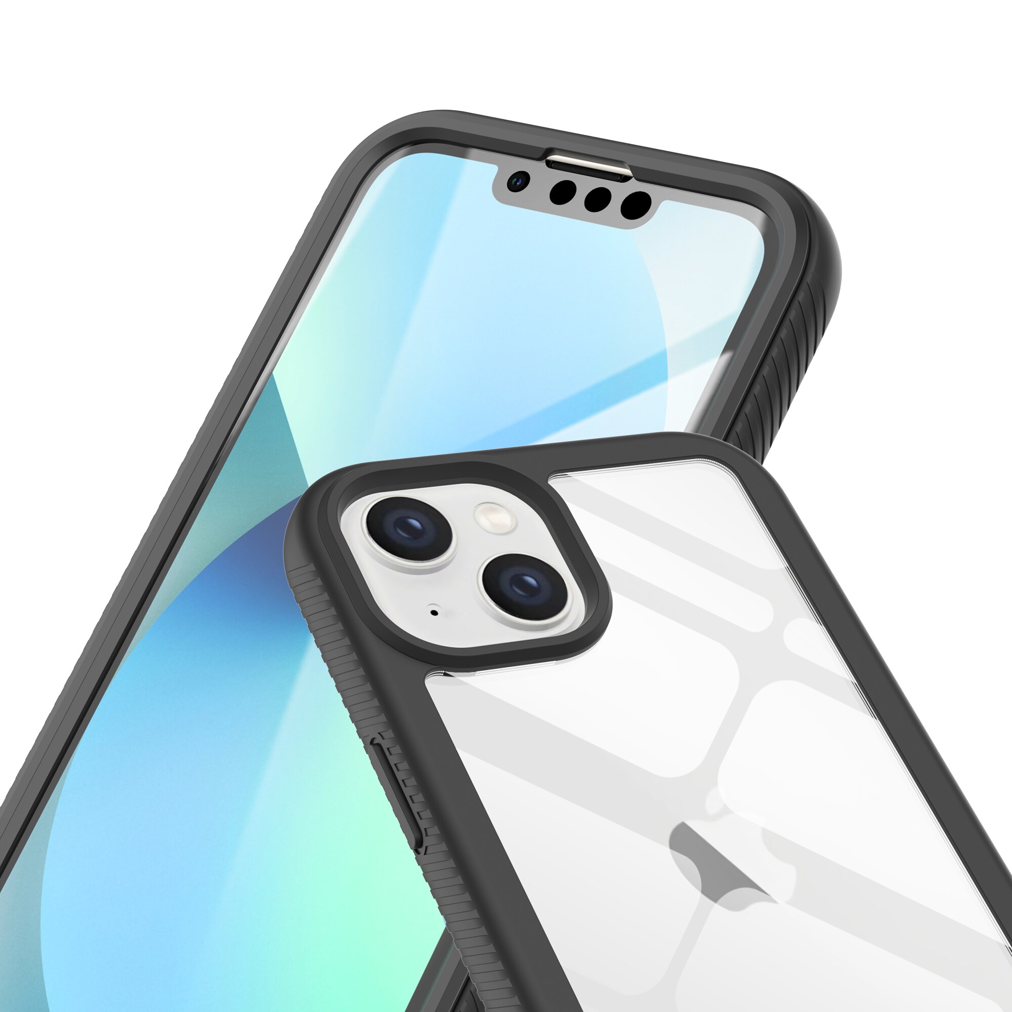 iPhone 14 Plus Mobilcover Full Protection, Sort