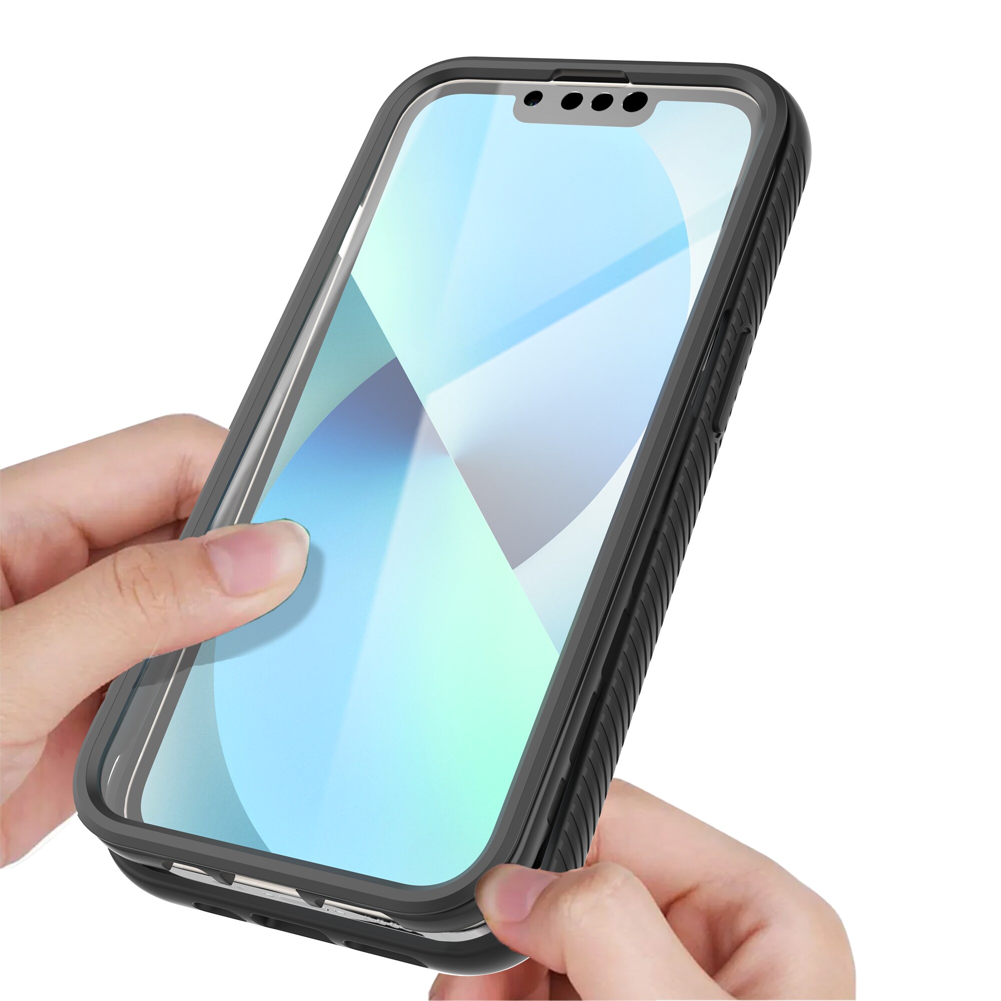 iPhone 14 Plus Mobilcover Full Protection, Sort