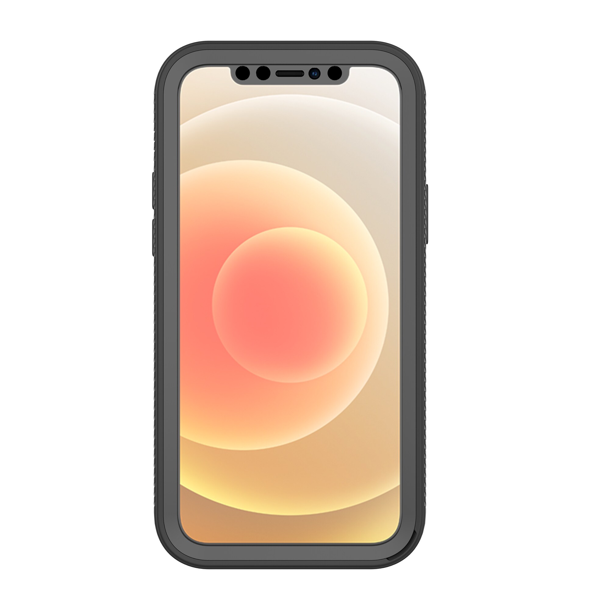 iPhone 12/iPhone 12 Pro Mobilcover Full Protection, Sort