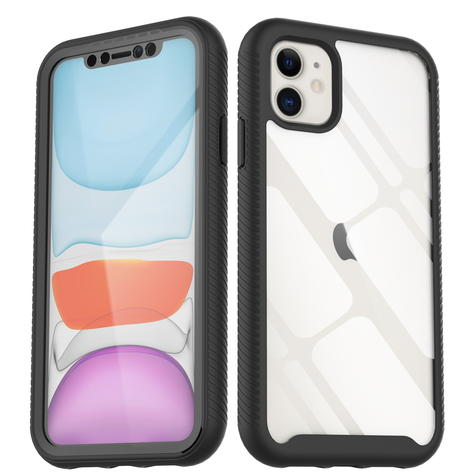 iPhone 11 Mobilcover Full Protection, Sort