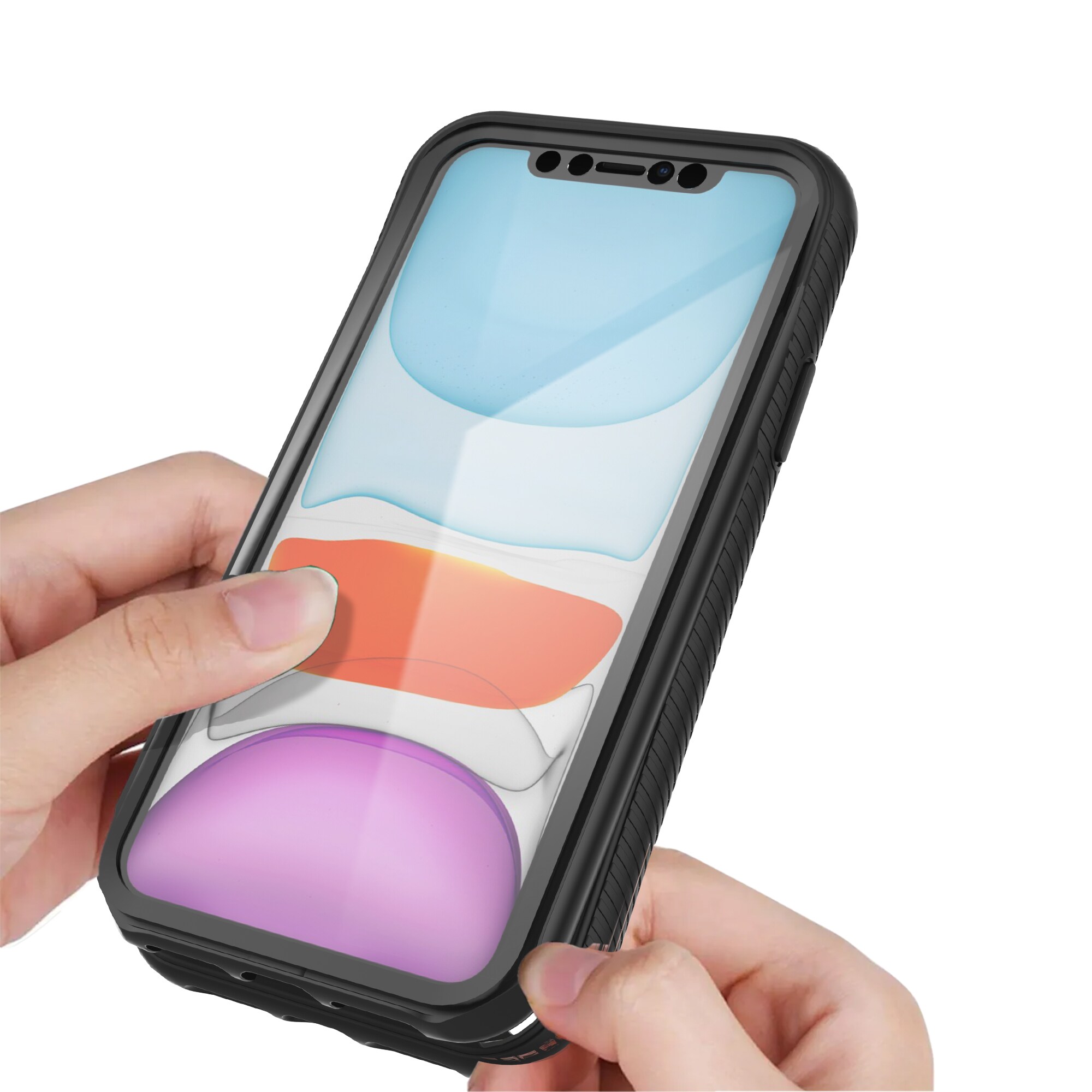 iPhone 11 Mobilcover Full Protection, Sort