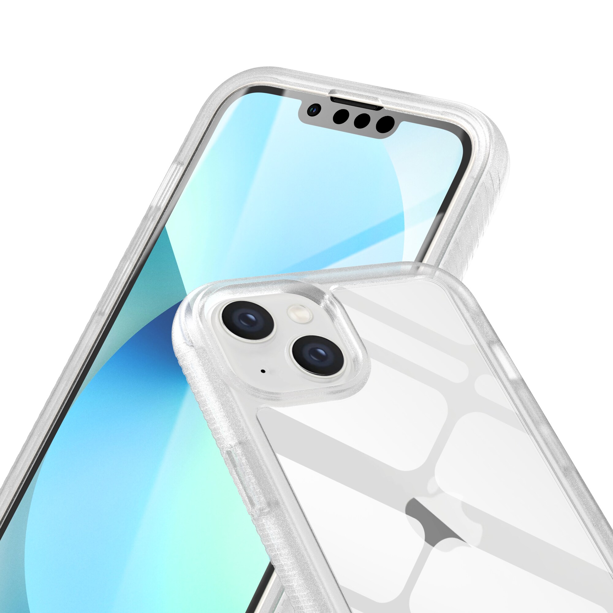 iPhone 13 Mobilcover Full Protection, Gennemsigtig
