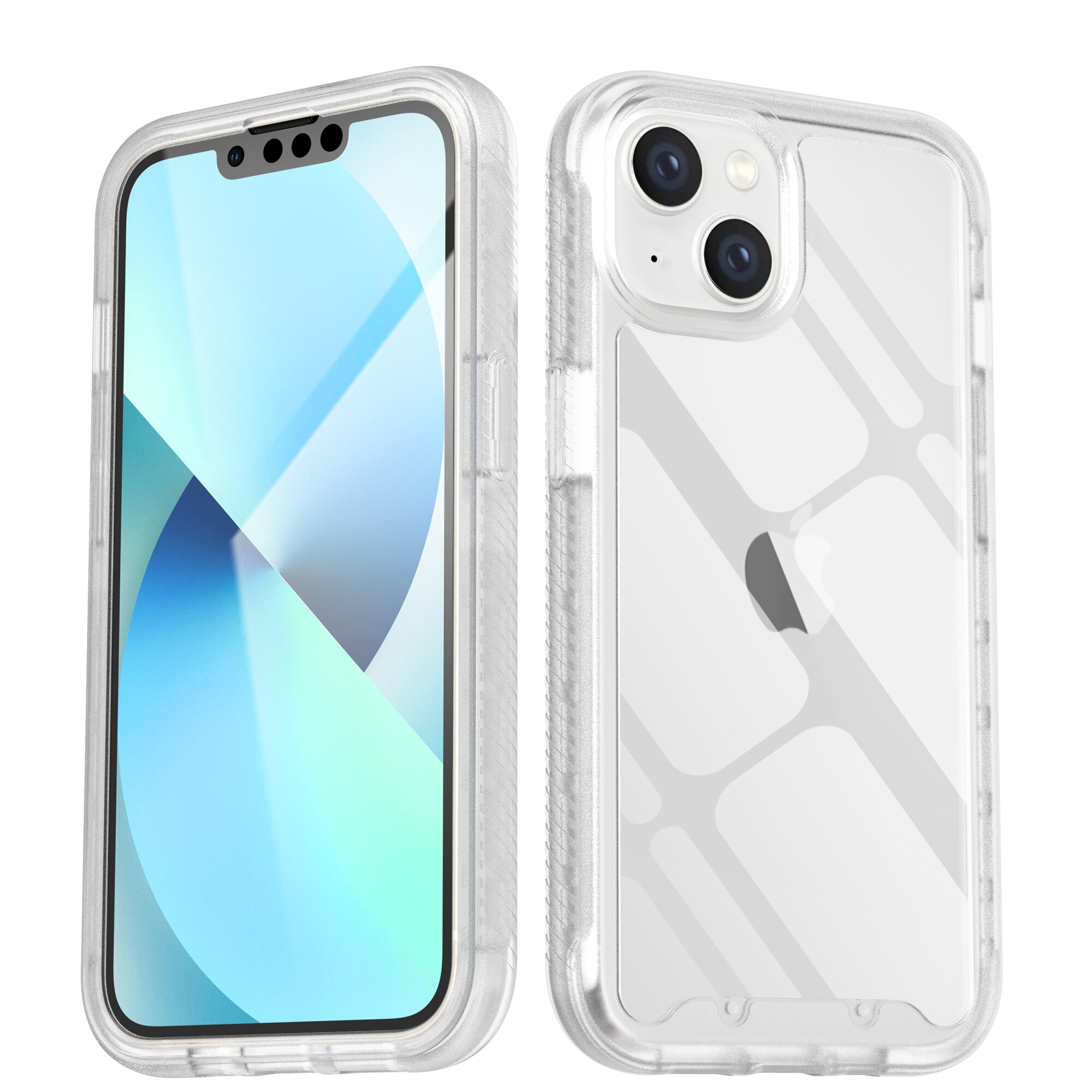 iPhone 13 Mobilcover Full Protection, Gennemsigtig