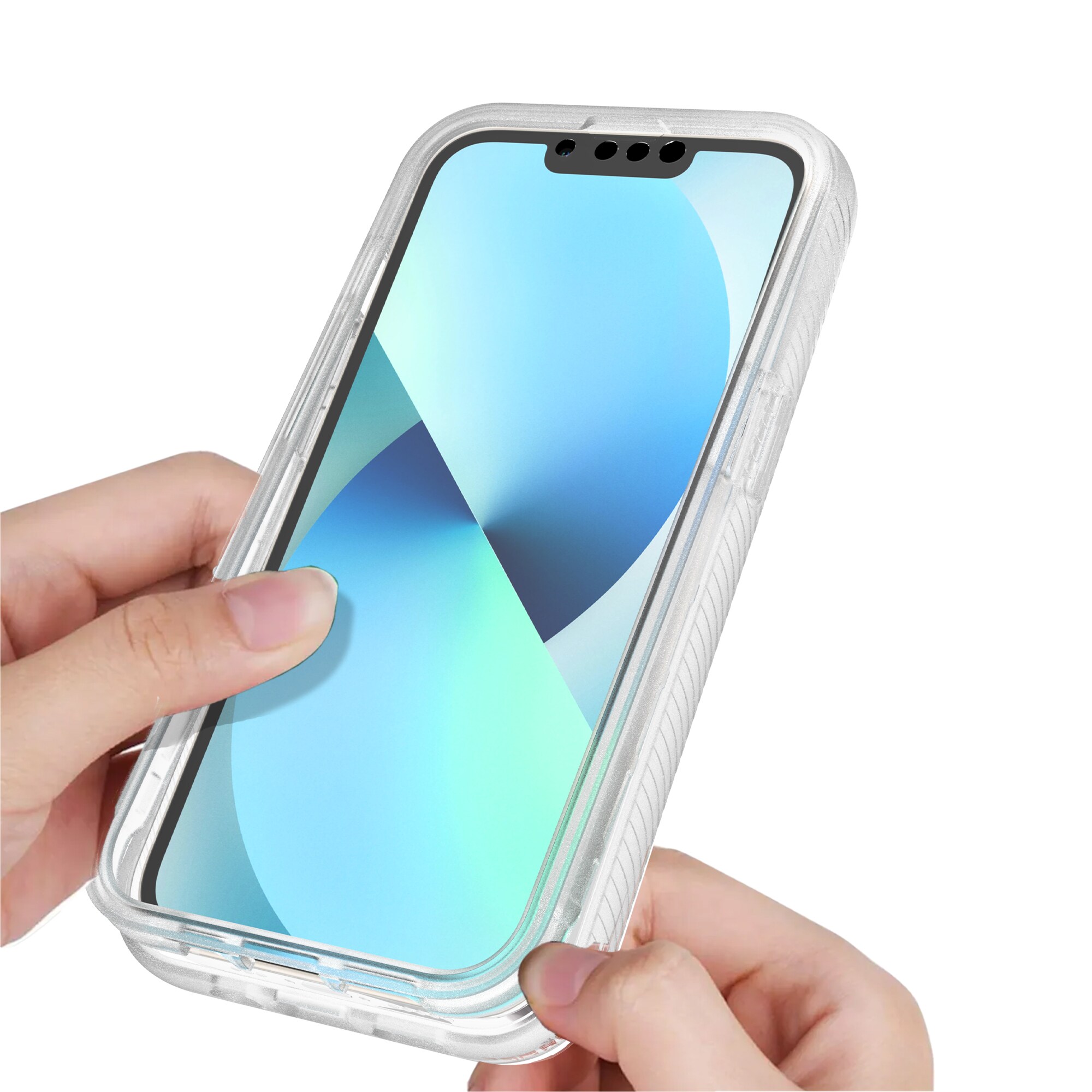 iPhone 13 Mobilcover Full Protection, Gennemsigtig