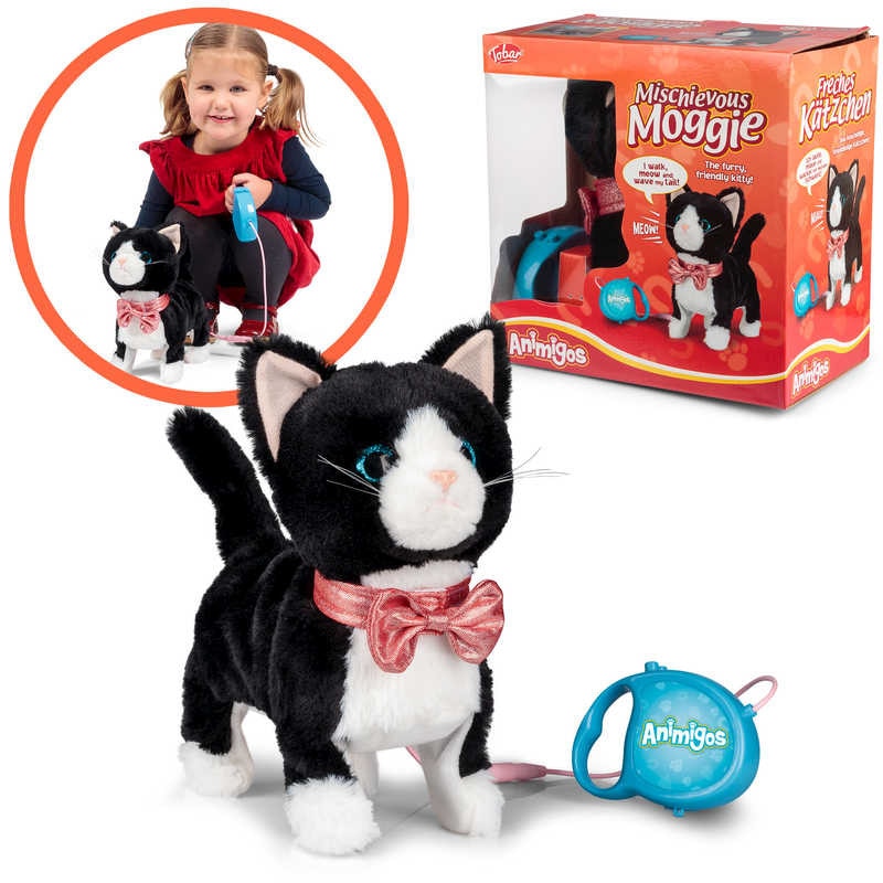 Mischievous Moggie gående kat med lyd