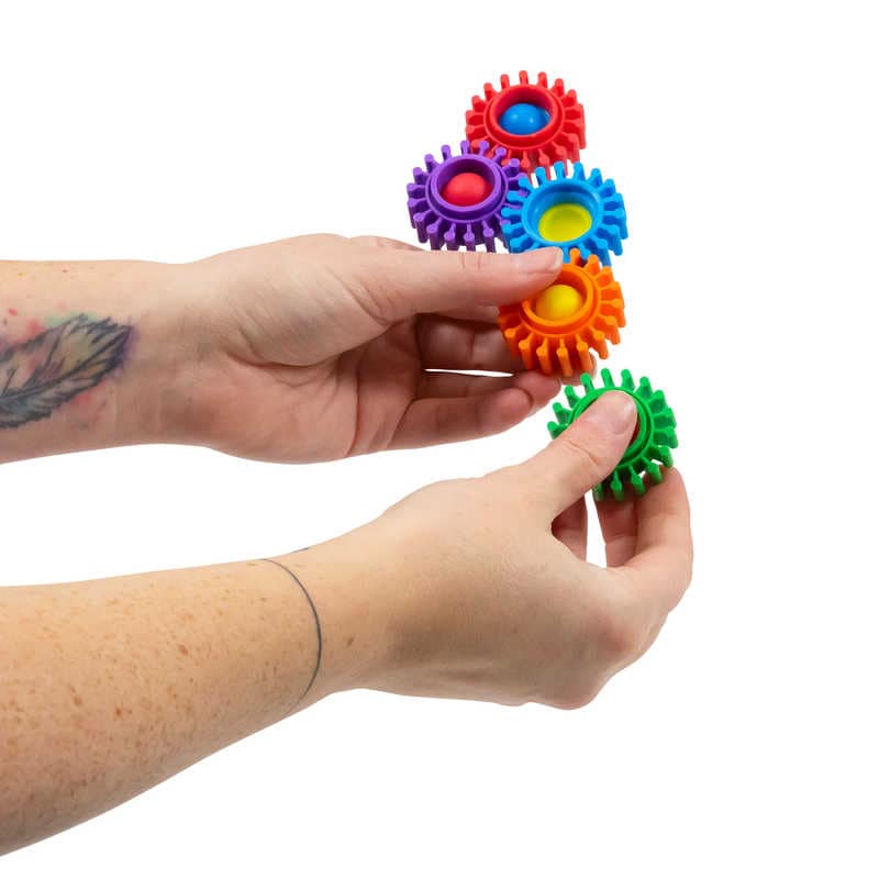 Dåse med Pop N Spin Gears tandhjul