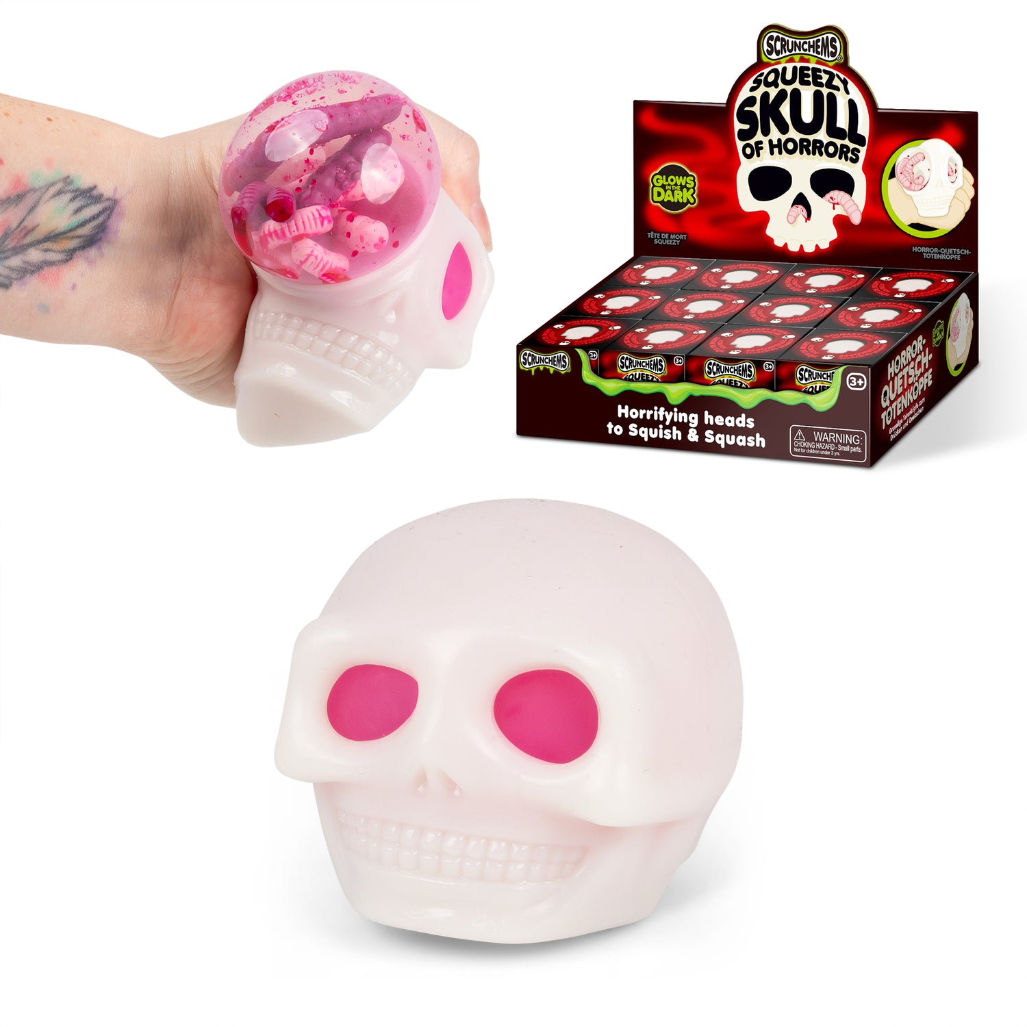 Squeezy Skull of Horrors - Stressbold