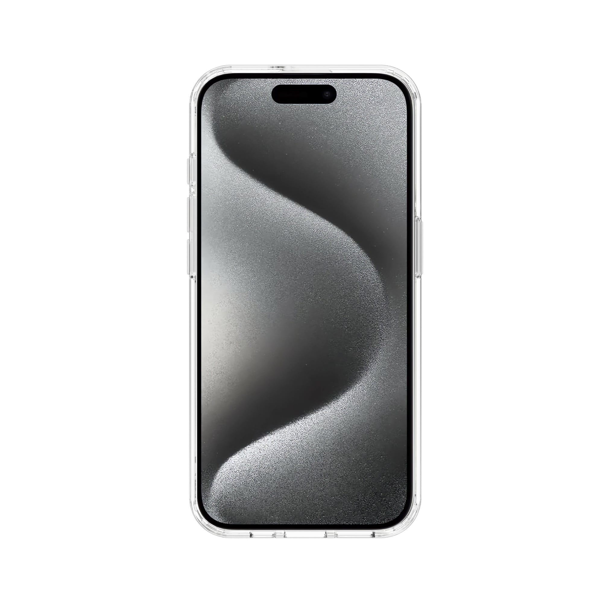 iPhone 15 Pro Crystal Hybrid-cover, Gennemsigtig