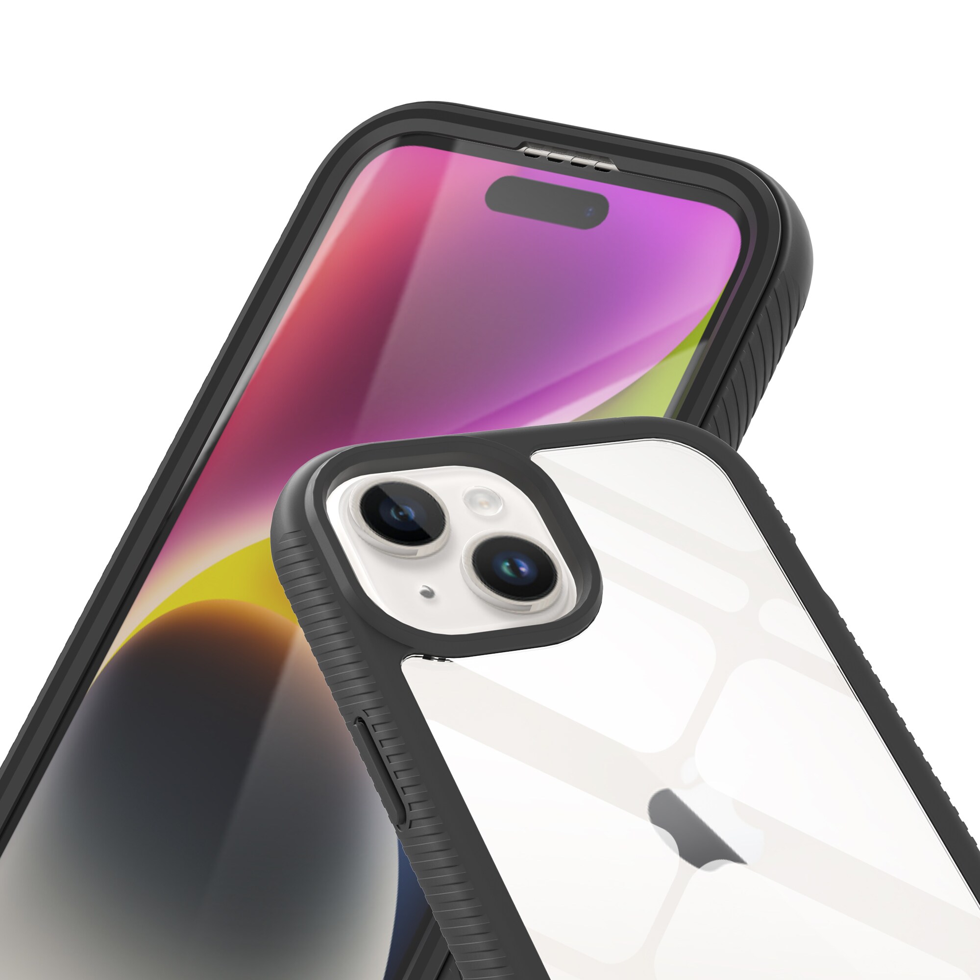 iPhone 15 Plus Mobilcover Full Protection, Sort
