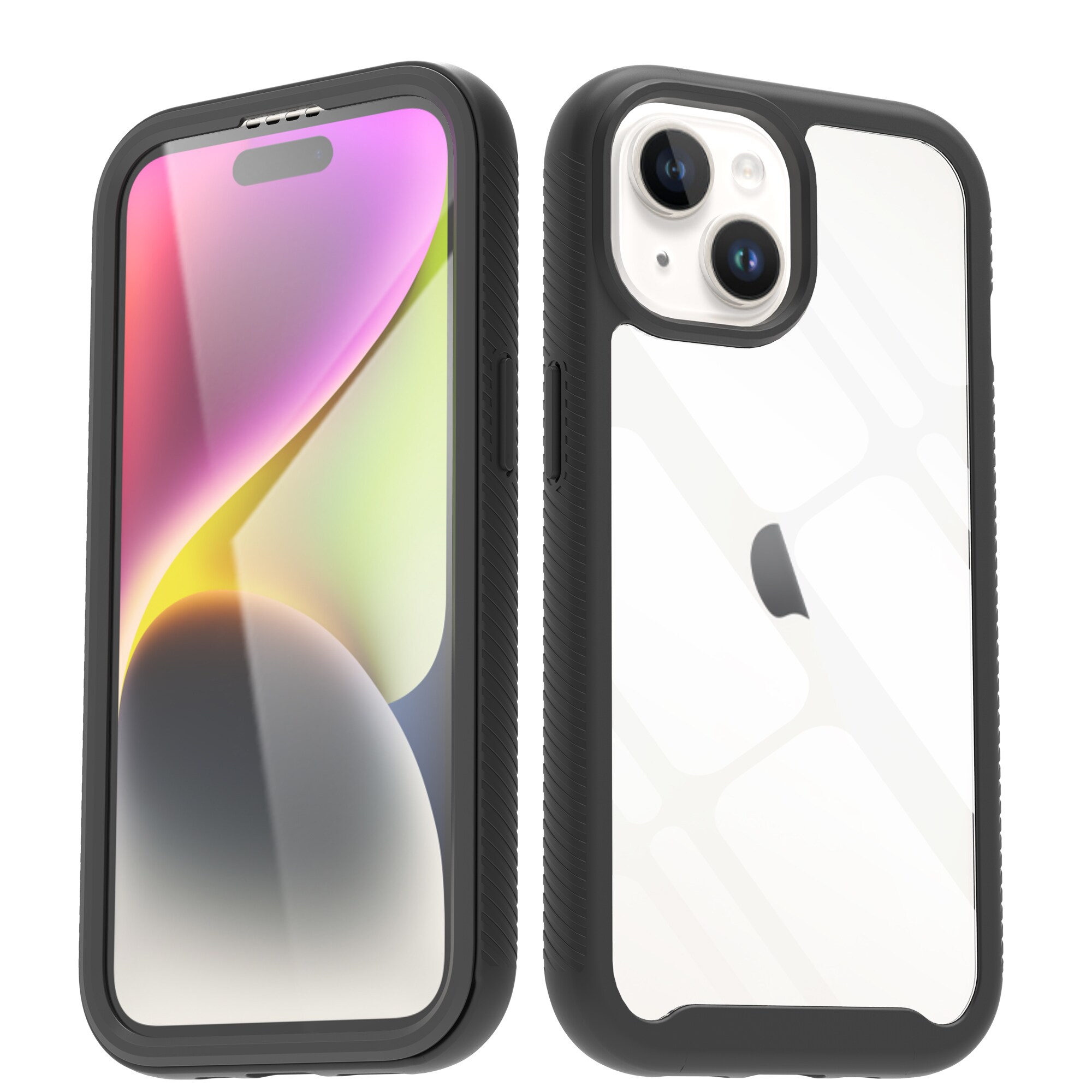 iPhone 15 Plus Mobilcover Full Protection, Sort