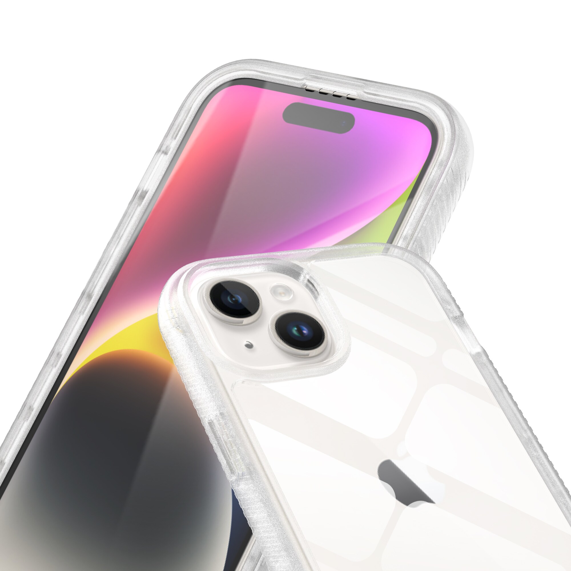 iPhone 15 Plus Mobilcover Full Protection, Gennemsigtig