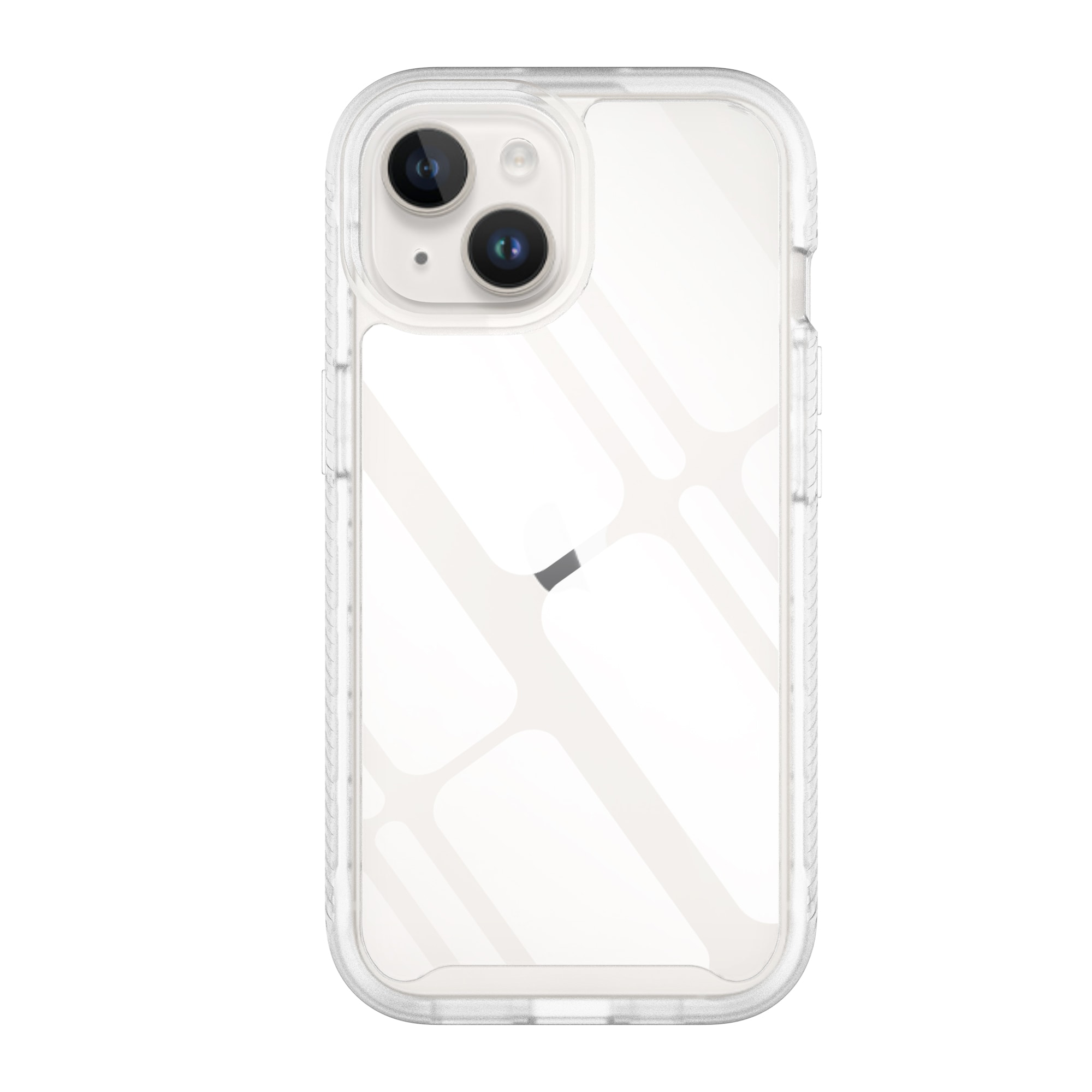 iPhone 15 Plus Mobilcover Full Protection, Gennemsigtig