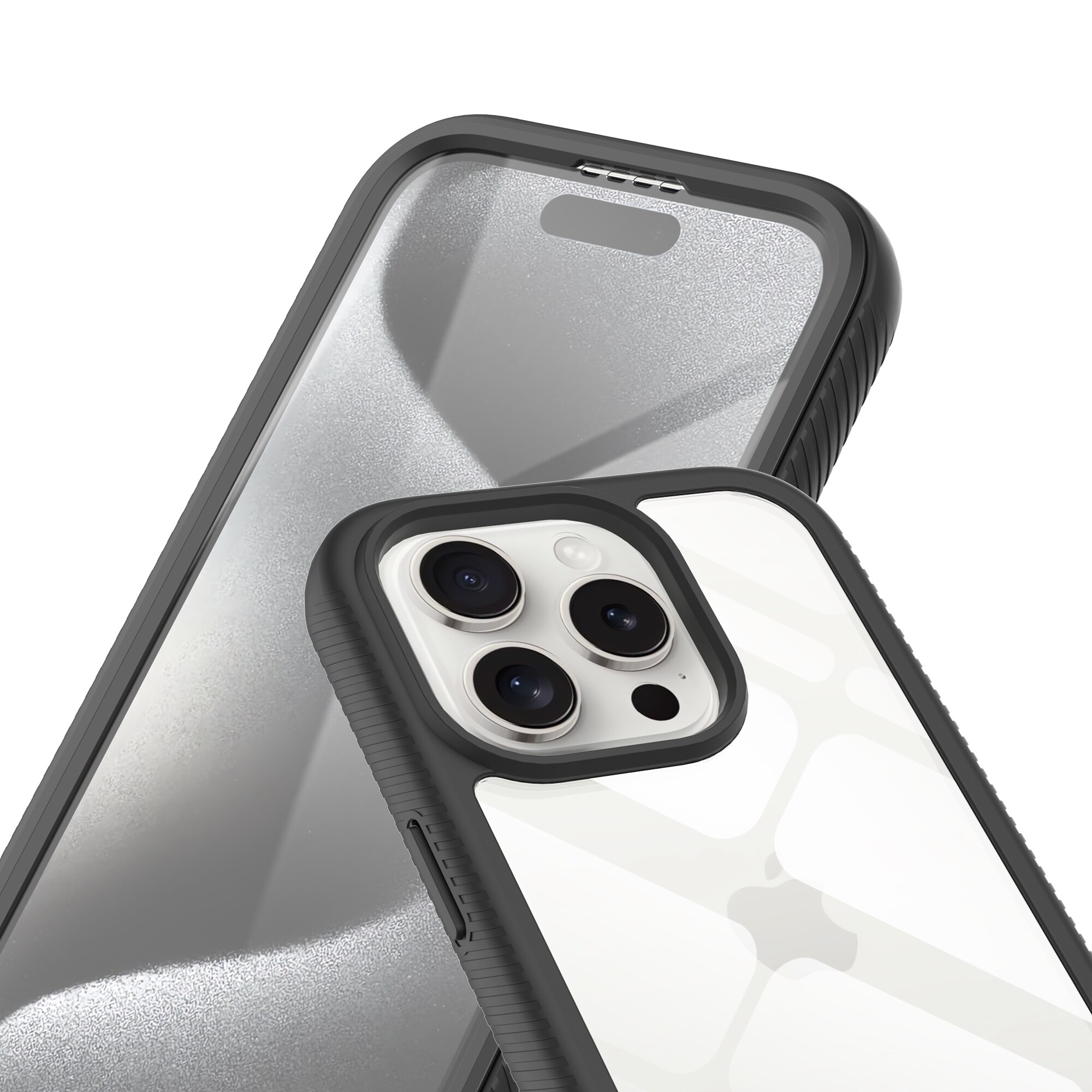iPhone 15 Pro Max Mobilcover Full Protection, Sort