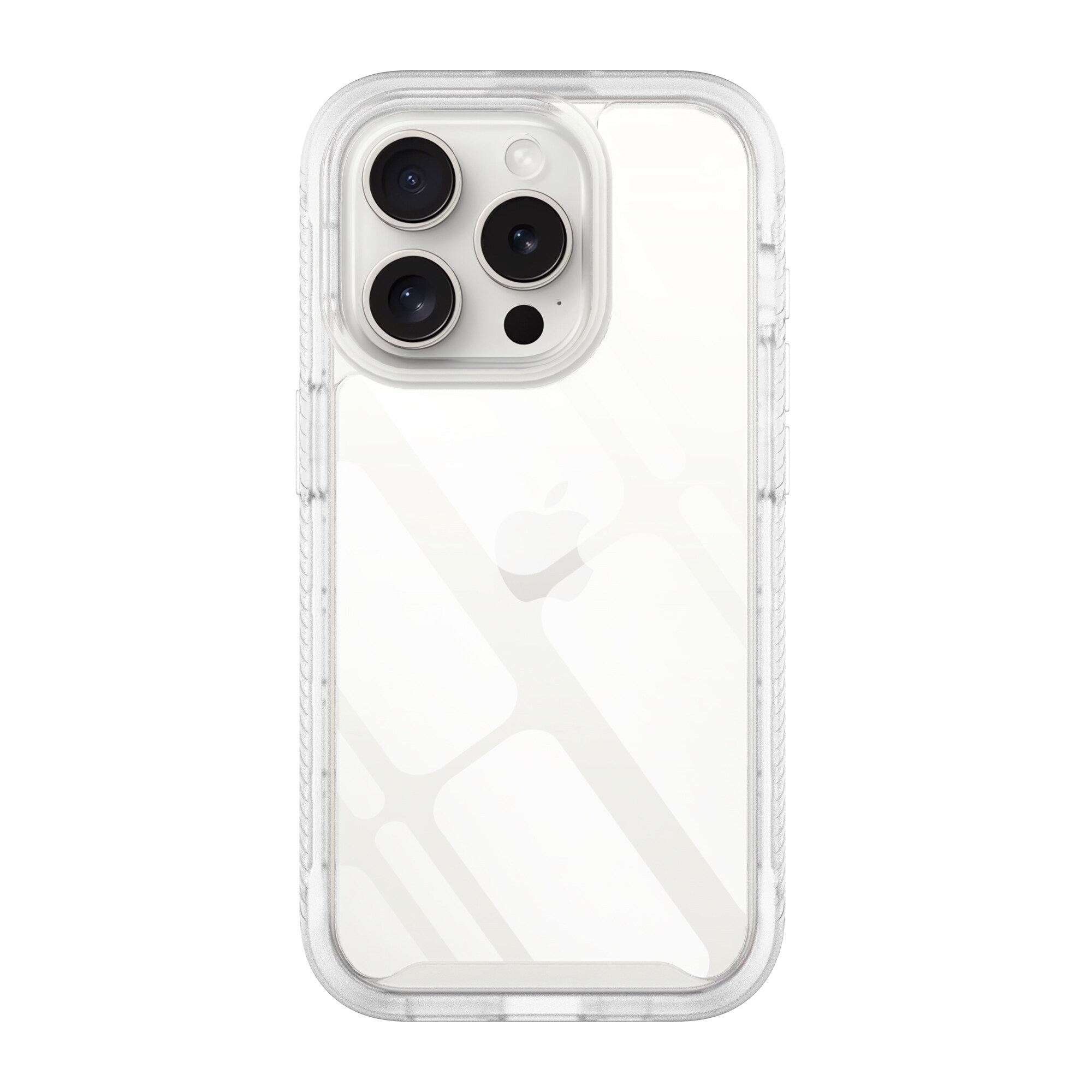 iPhone 15 Pro Mobilcover Full Protection, Gennemsigtig
