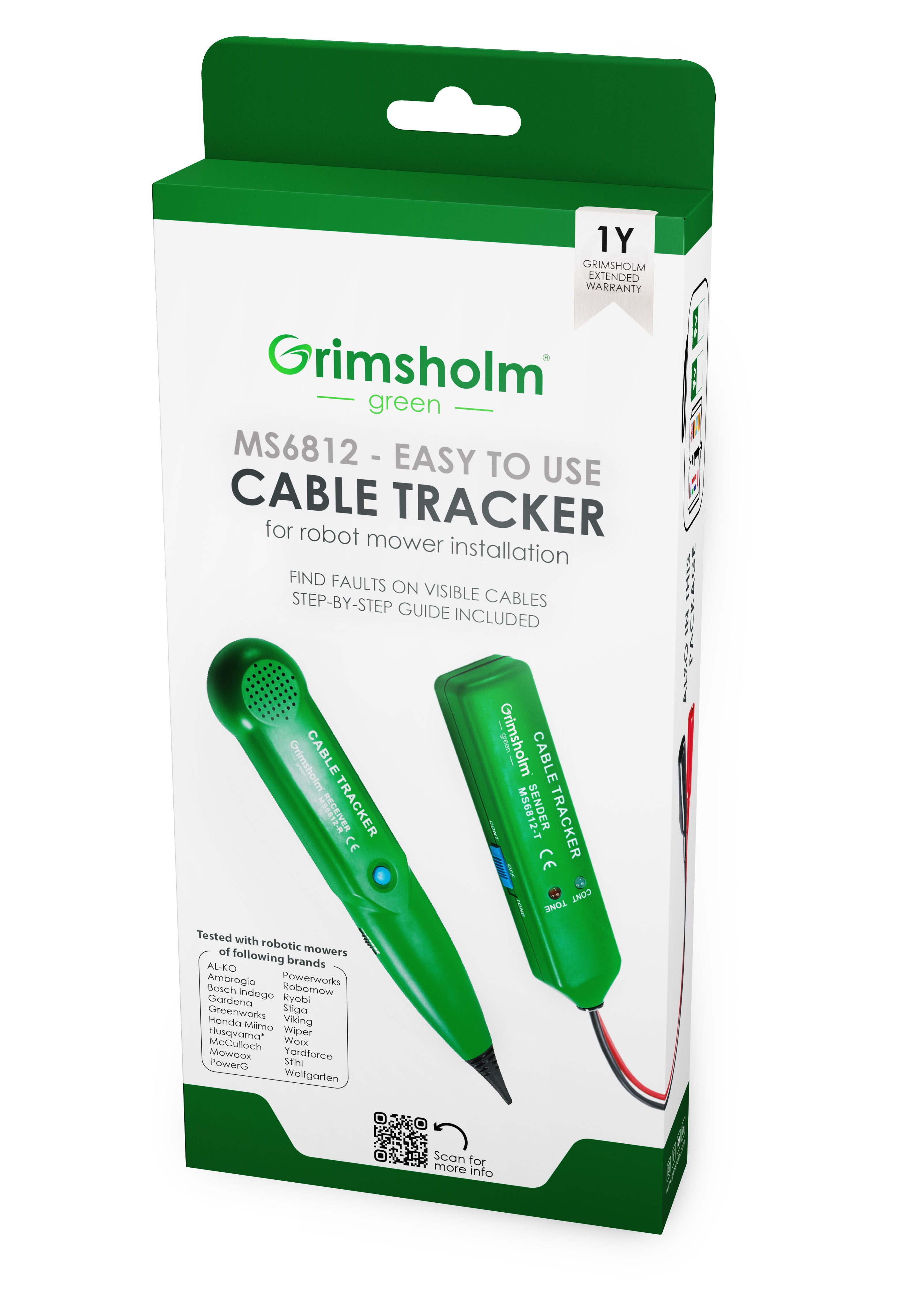 Robotplæneklipper signalkabelsøger