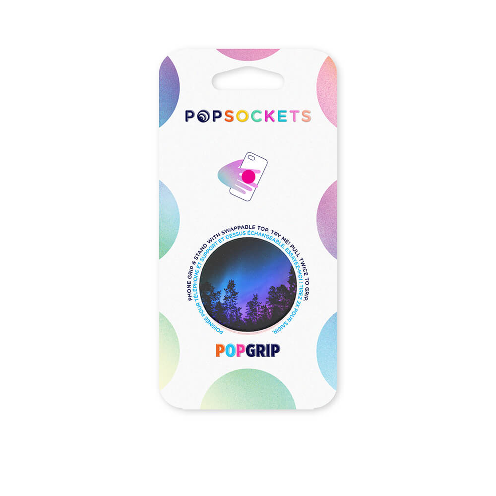 PopGrip mobilholder / stativ med aftagelig top, Aurora Woods