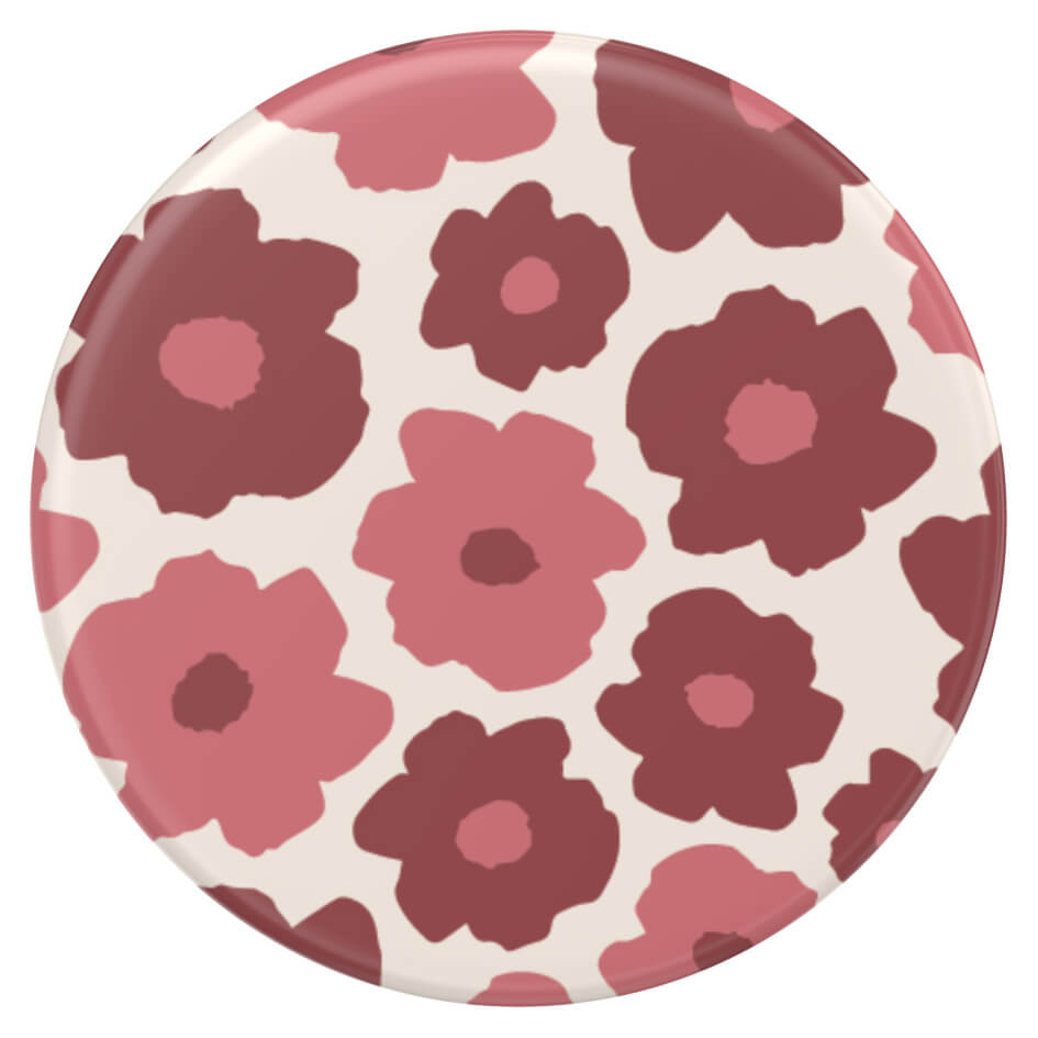 PopGrip mobilholder / stativ med aftagelig top, Mauve Floral